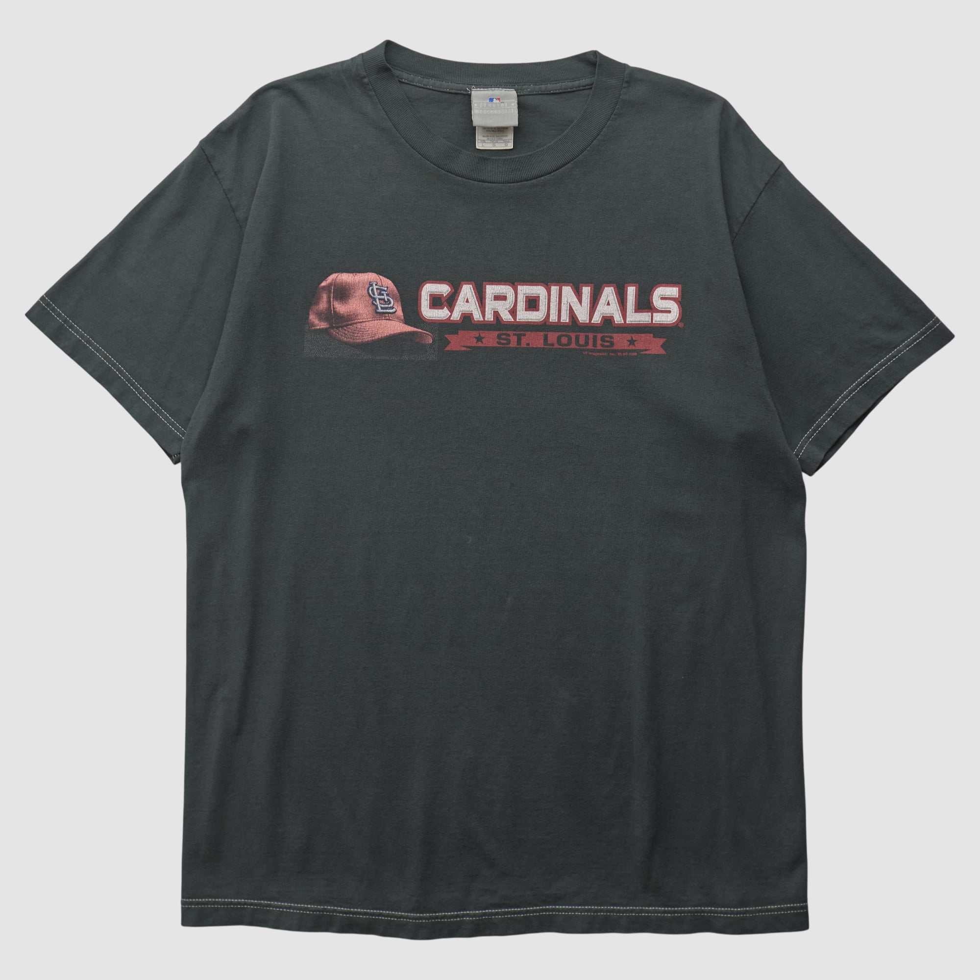 St. Louis Cardinals Genuine Merchandise 2000s T-shirt - Charcoal - M