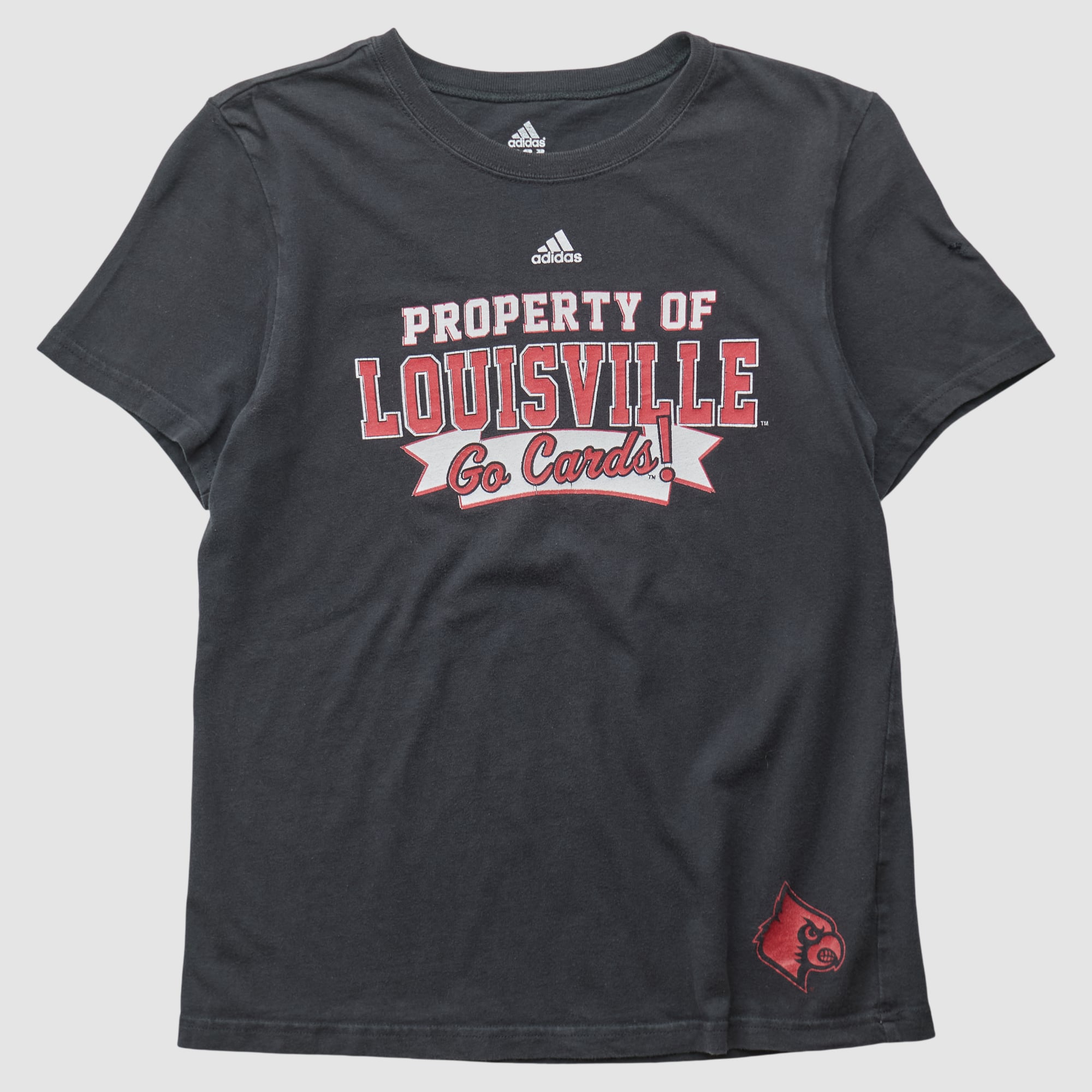 Louisville Cardinals Adidas 2010s T-shirt - Black - XS