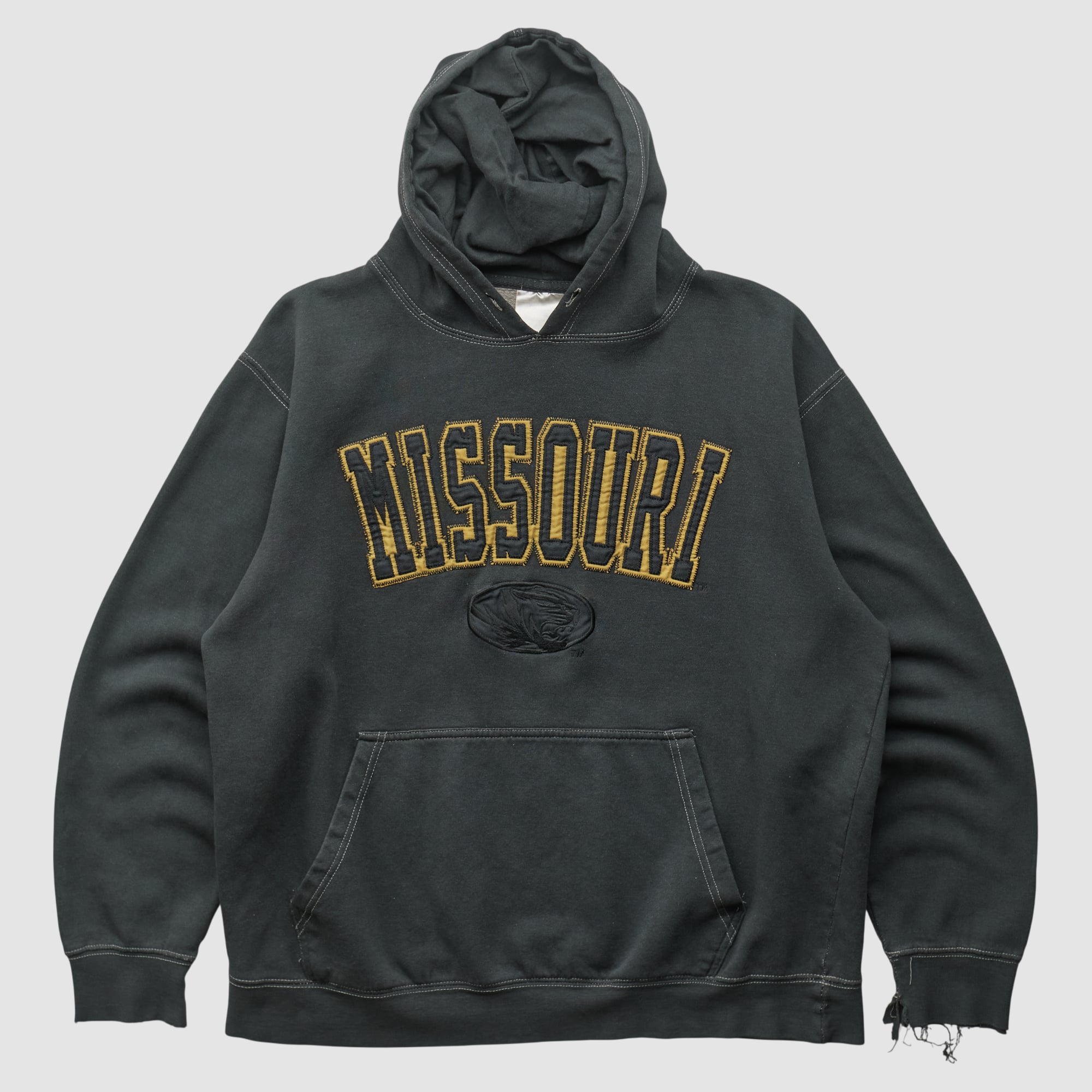 Missouri Tigers 2000s Hooded Pullover Sweatshirt - Black - M