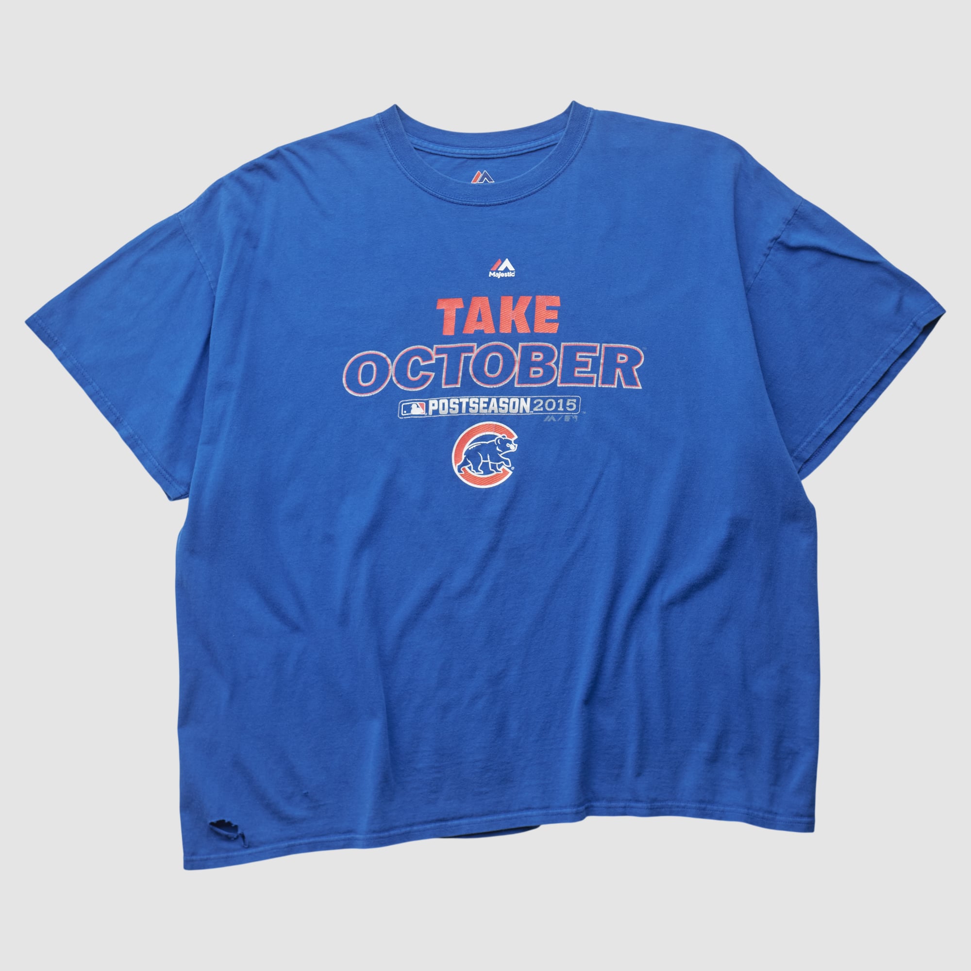Chicago Cubs Majestic 2015 T-shirt - Blue - 2XL
