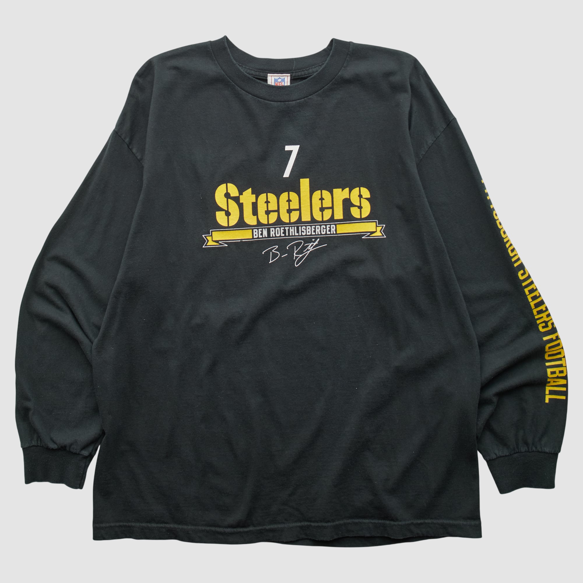 Pittsburgh Steelers NFL 2000s Long Sleeve T-shirt - Black - L