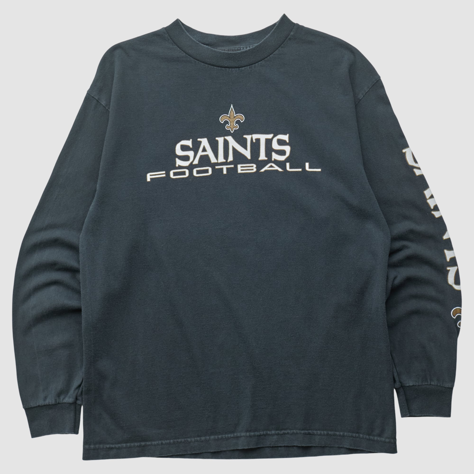 New Orleans Saints NFL 2000s Long Sleeve T-shirt - Black - S