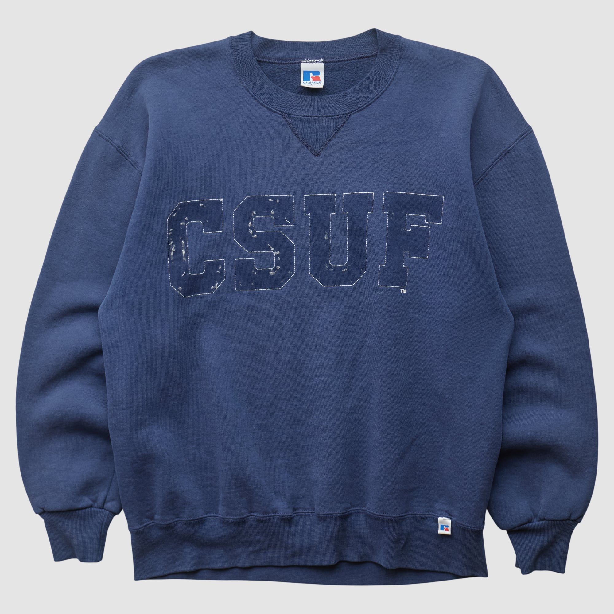 Cal State Fullerton Titans Russell 90s Pullover Sweatshirt - Navy - S