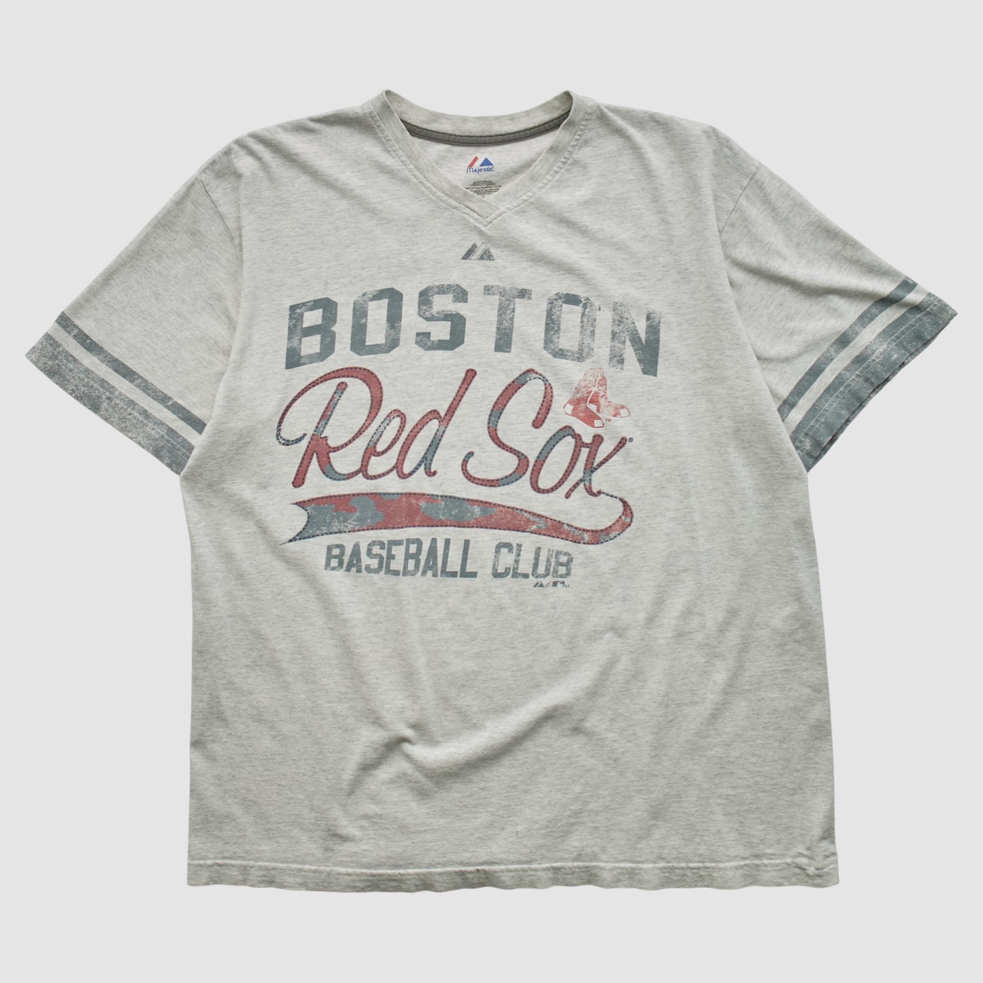 Boston Red Sox Majestic 2011 T-shirt - Heather Gray - M