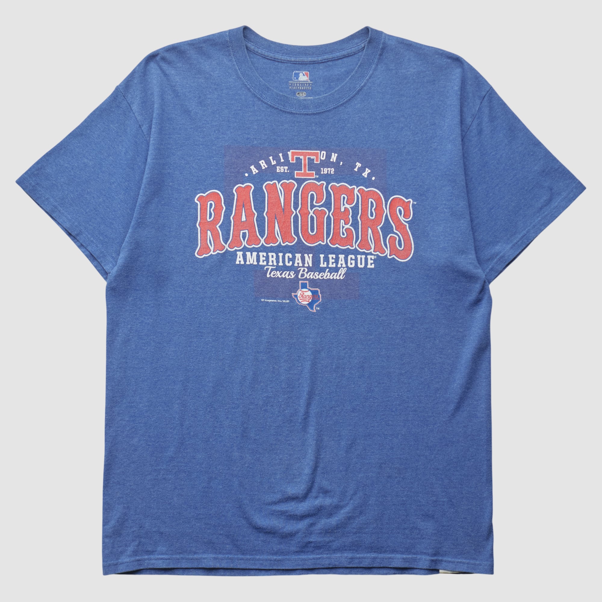 Texas Rangers 2010s T-shirt - Blue - S