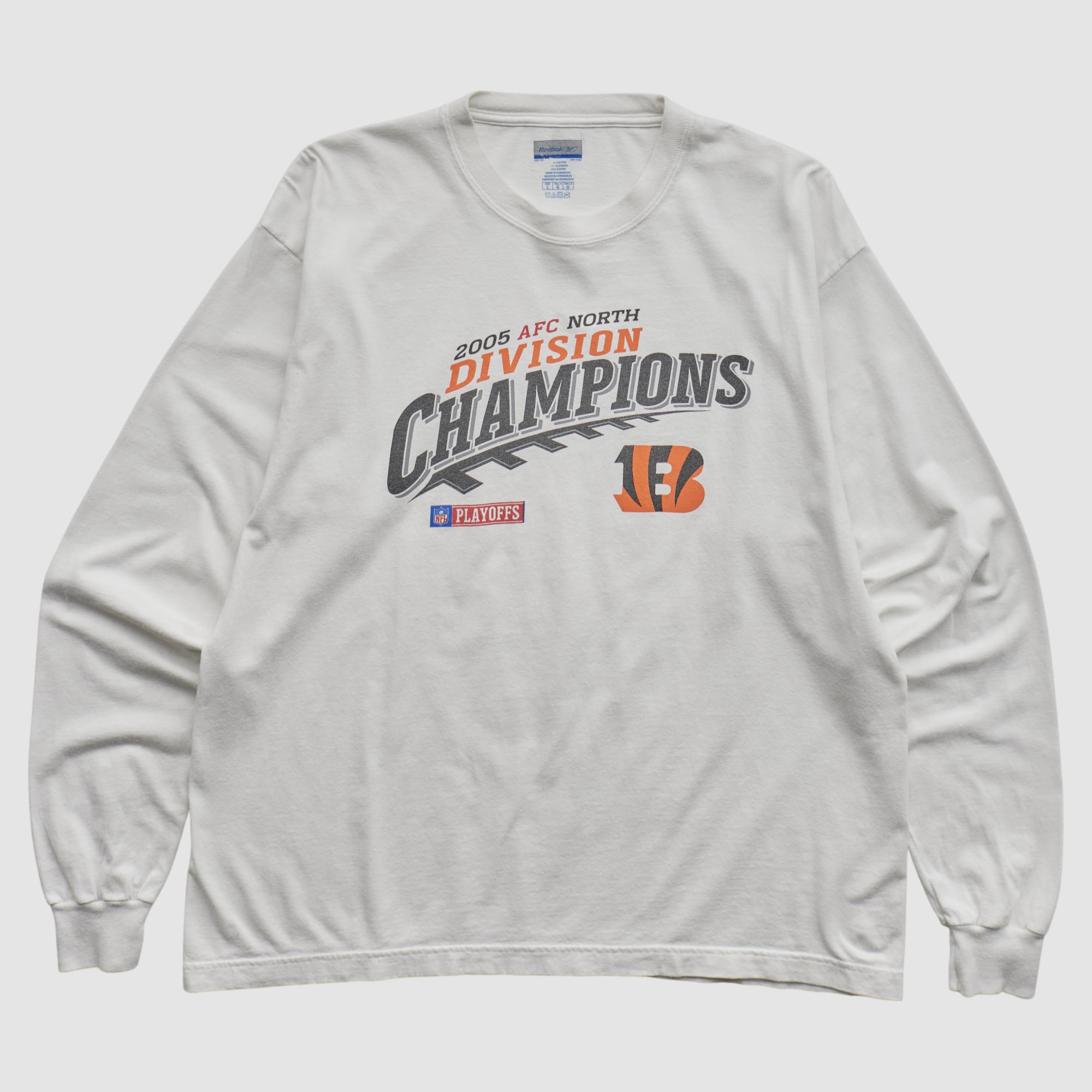Cincinnati Bengals Reebok 2005 Long Sleeve T-shirt - White - L