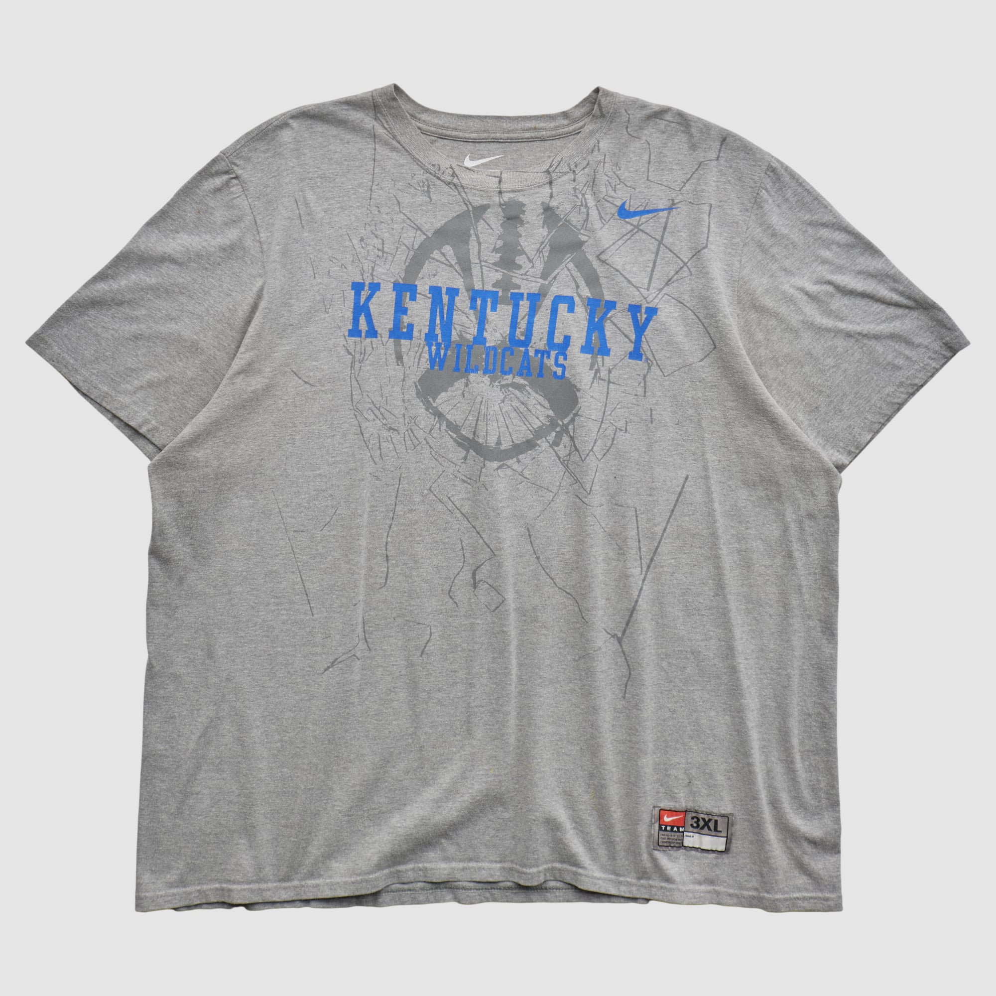 Kentucky Wildcats Nike 2010s T-shirt - Gray - 3XL