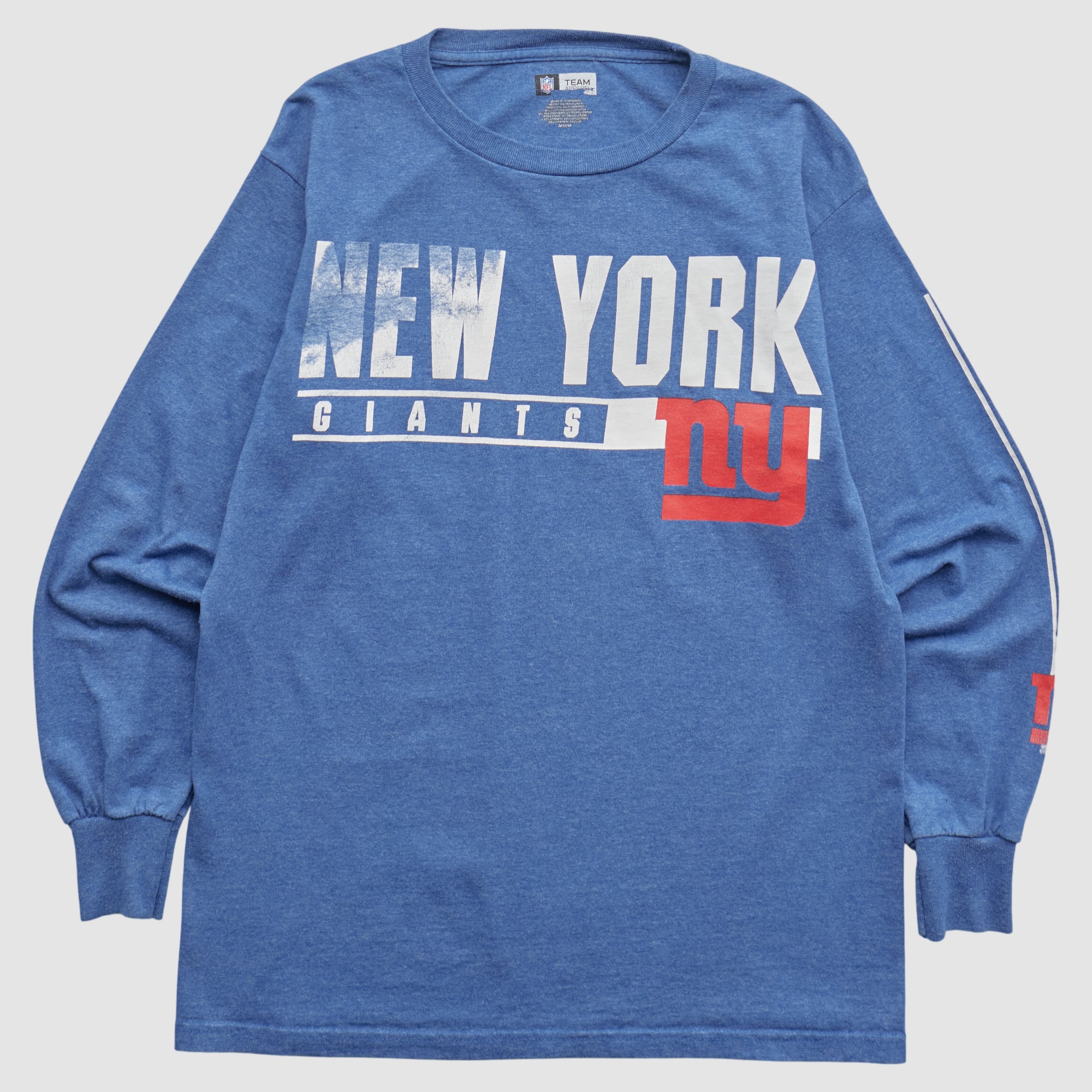 New York Giants NFL 2010s Long Sleeve T-shirt - Blue - S