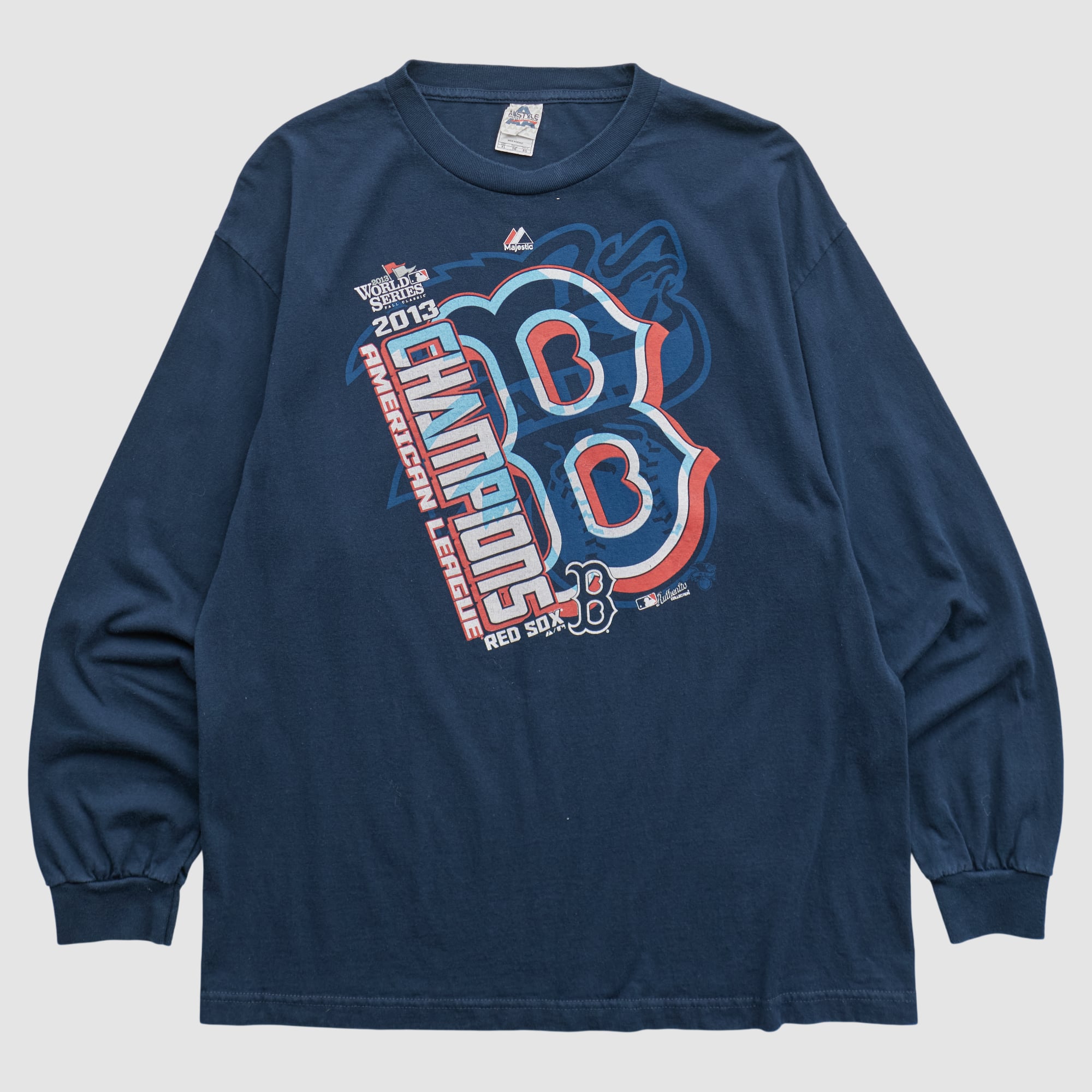 Boston Red Sox Alstyle 2013 Long Sleeve T-shirt - Navy - L