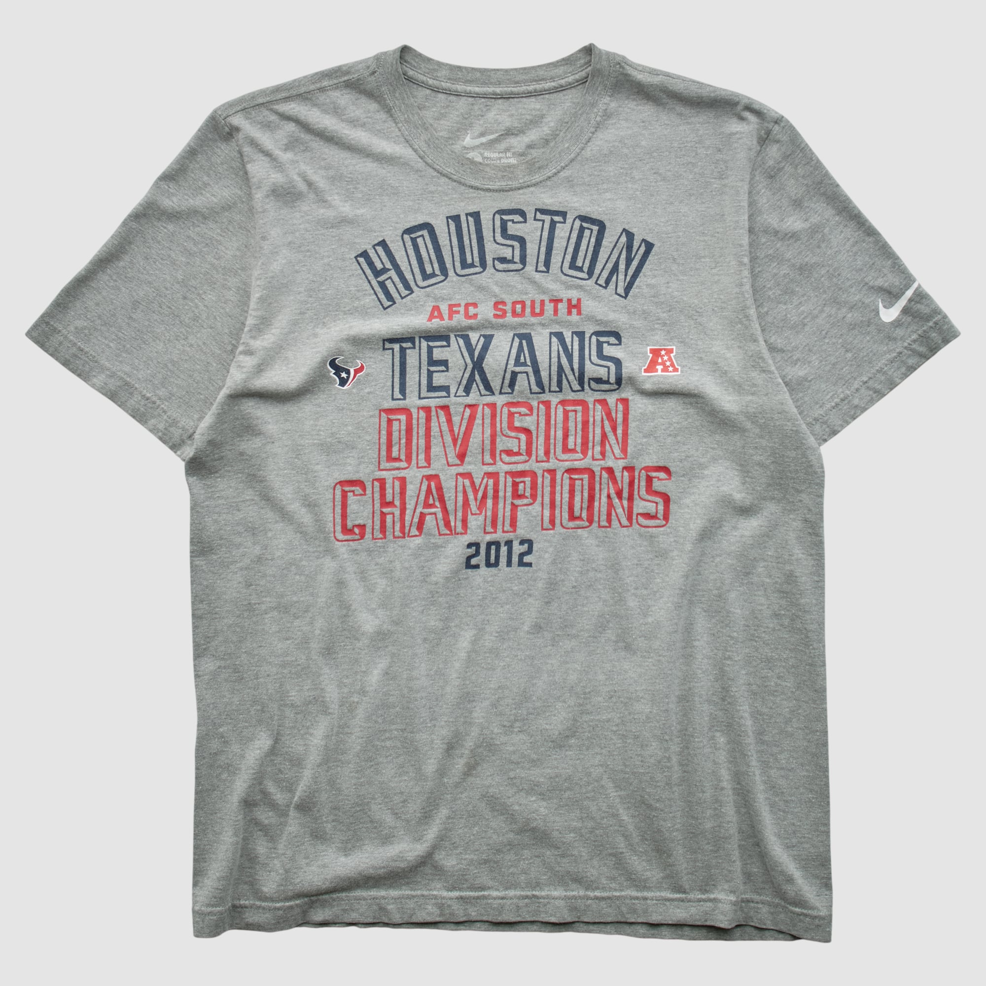 Houston Texans Nike 2012 T-shirt - Heather Gray - S