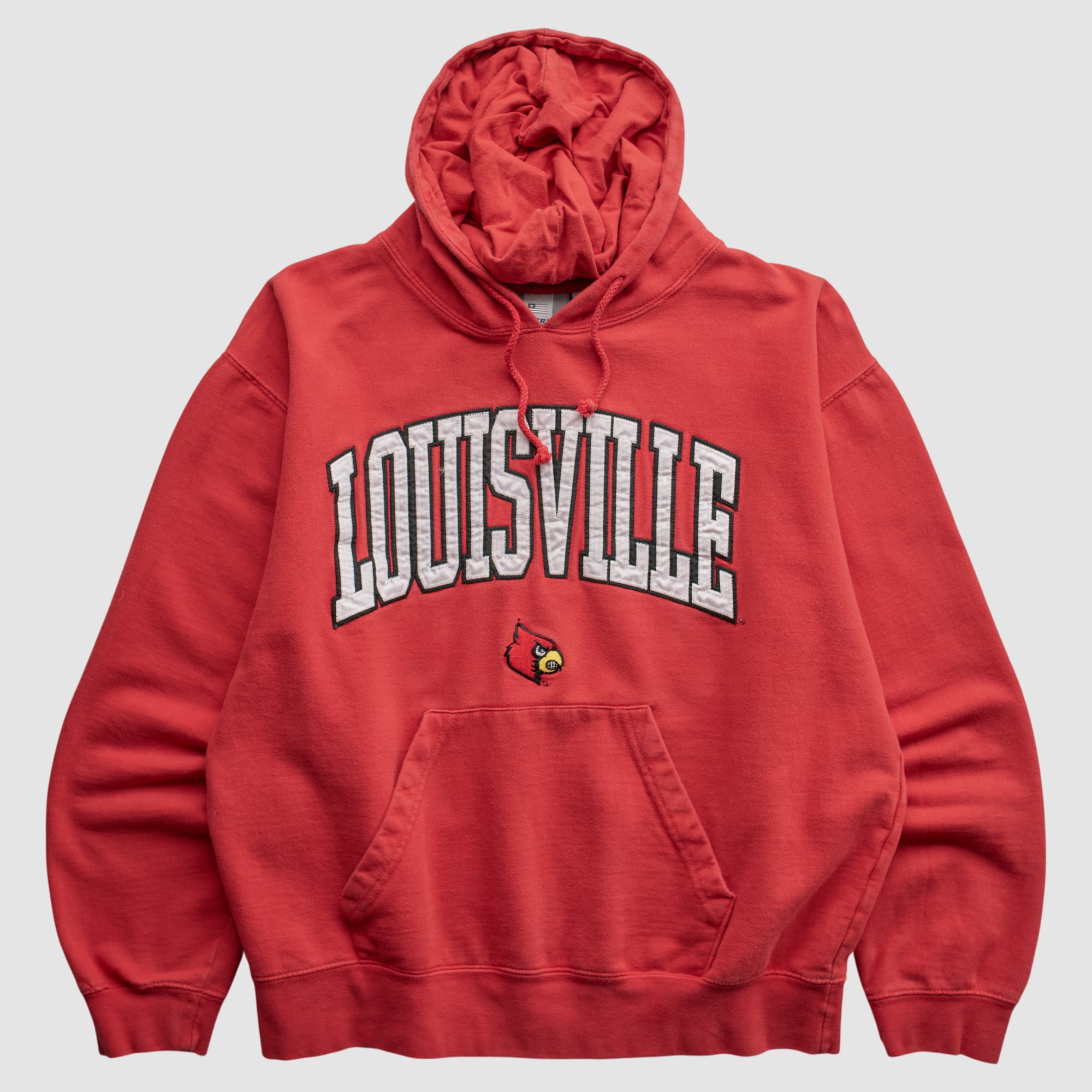Louisville Cardinals J America Sportswear 2010s Hooded Pullover Sweatshirt - Red - M