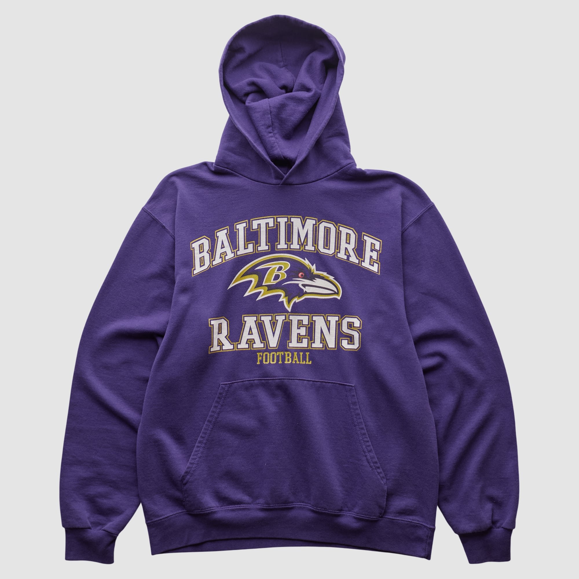 Baltimore Ravens NFL 2000s Hooded Pullover Sweatshirt - Purple - XS