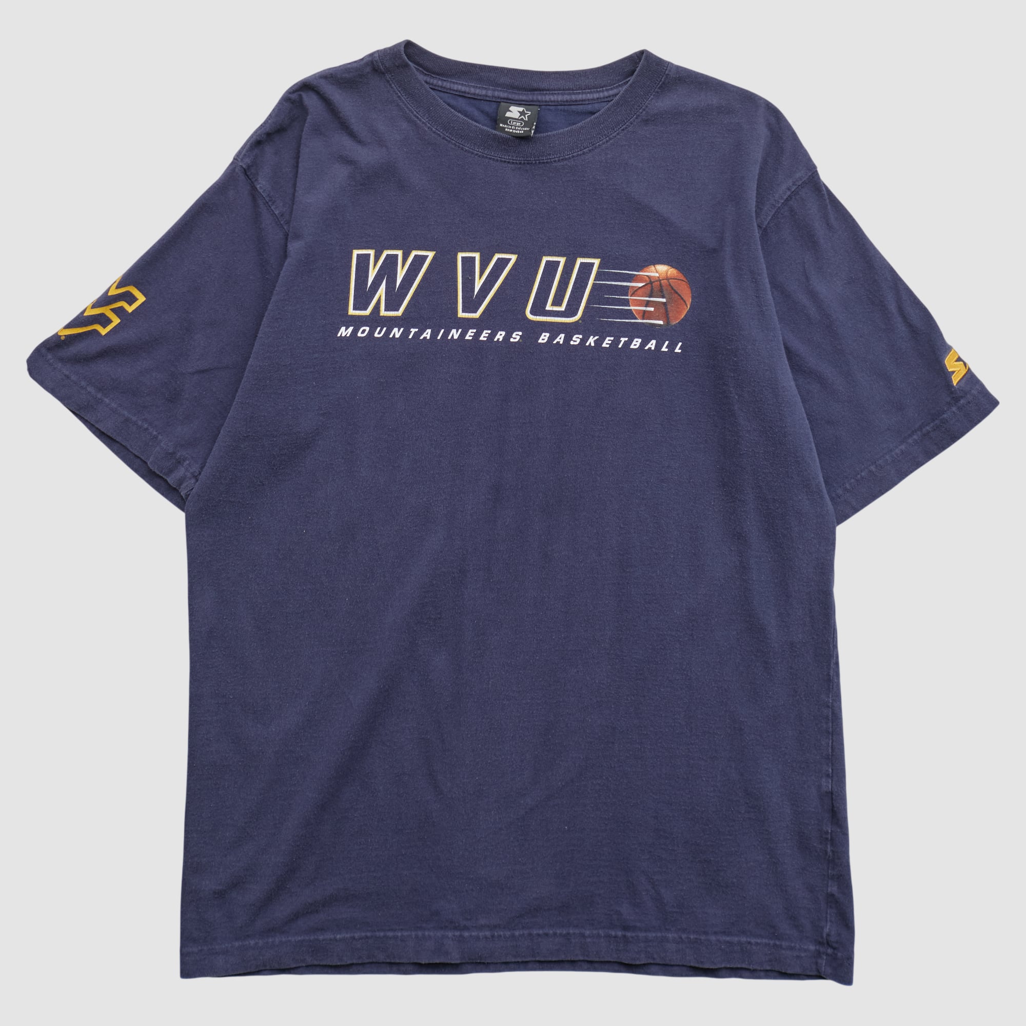 West Virginia Mountaineers Starter 2000s T-shirt - Navy - S
