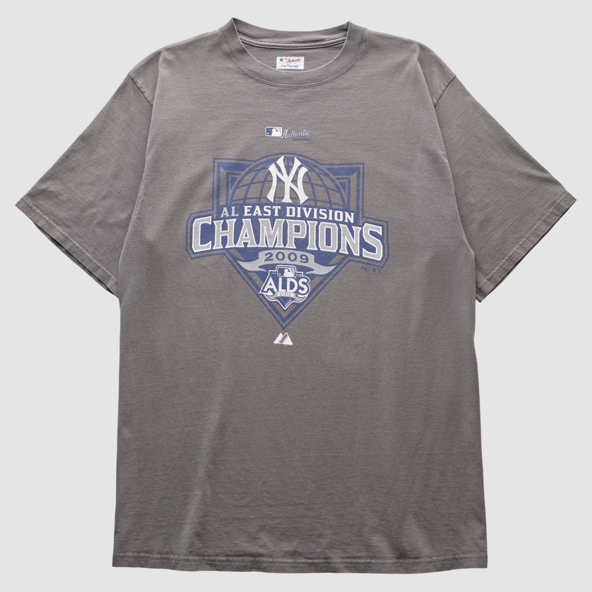 New York Yankees Majestic 2009 T-shirt - Gray - S
