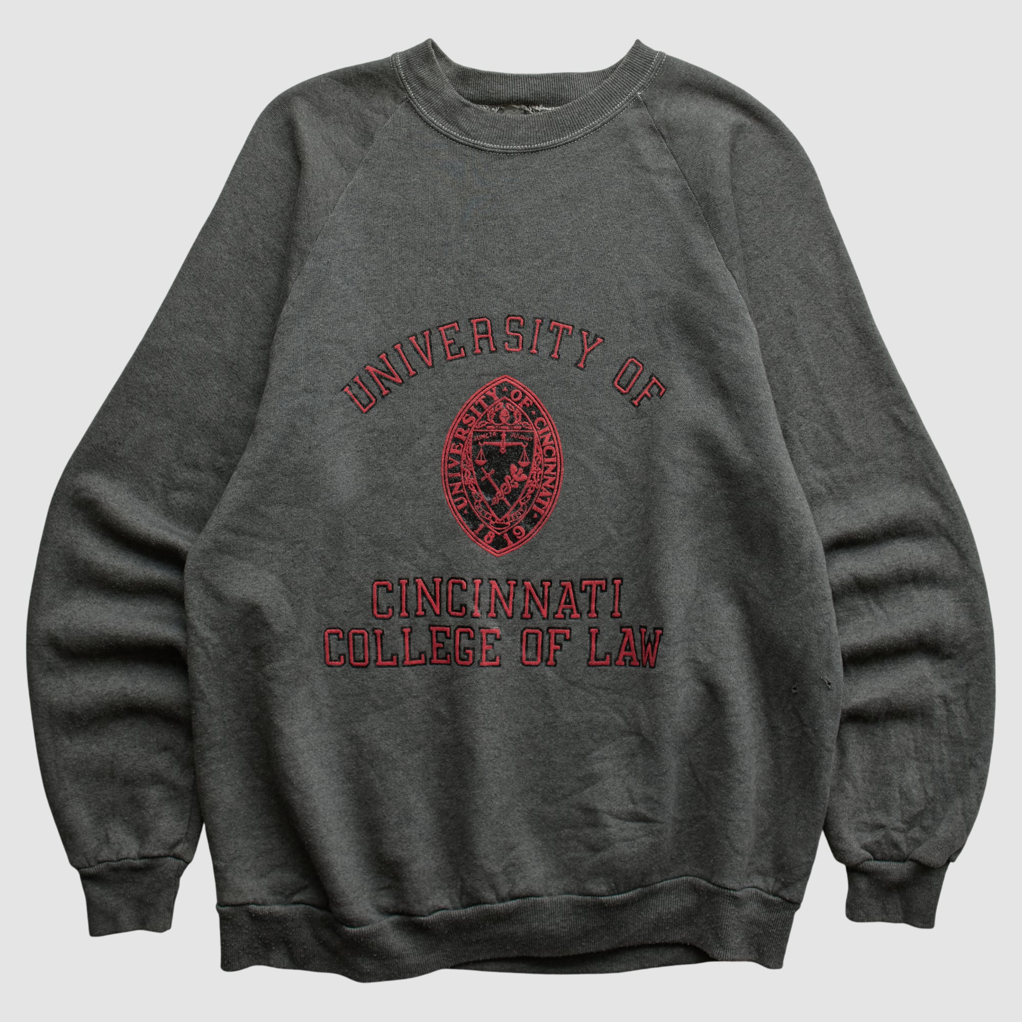 Cincinnati Bearcats 90s Pullover Sweatshirt - Charcoal - XS