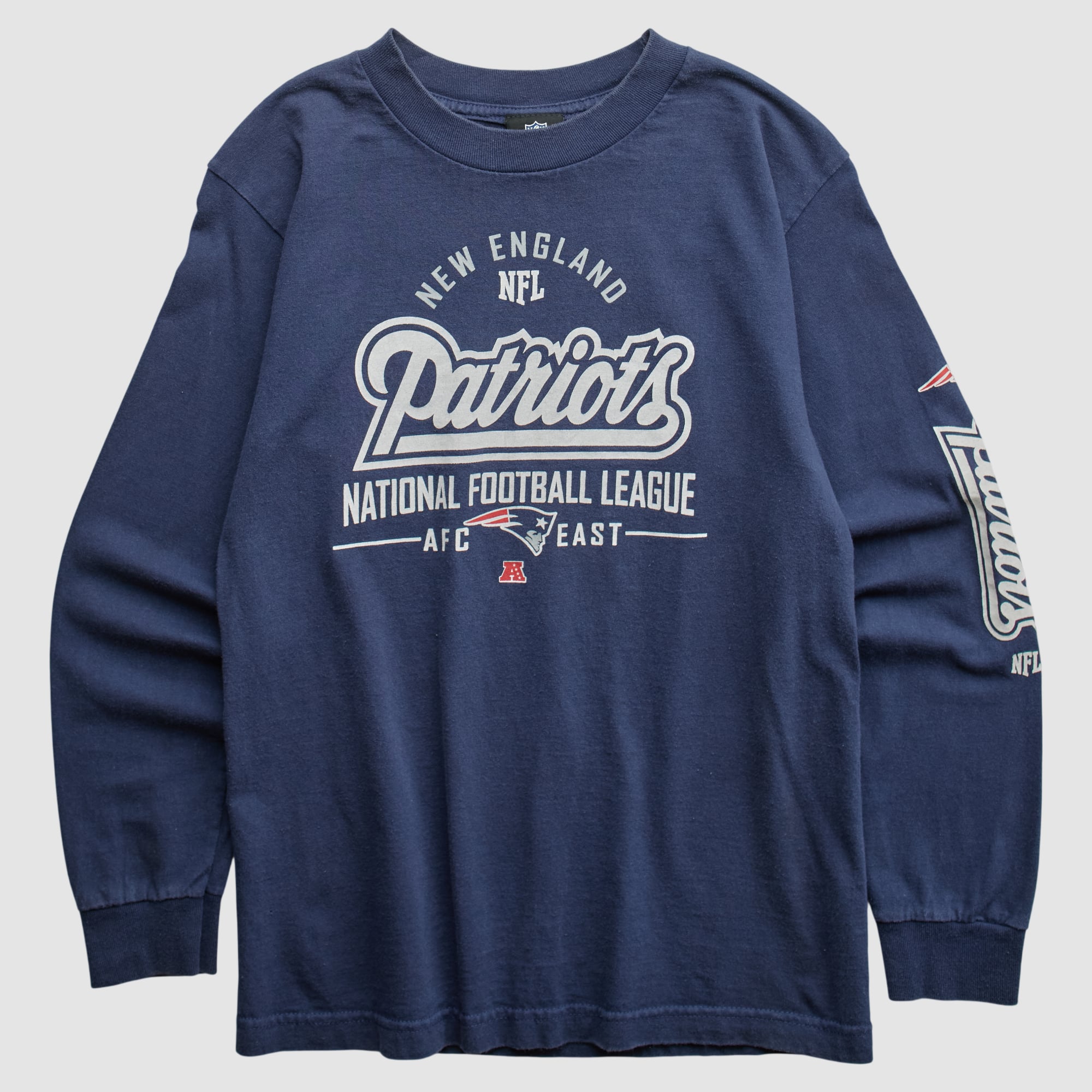 New England Patriots NFL 2010s Long Sleeve T-shirt - Navy - XS