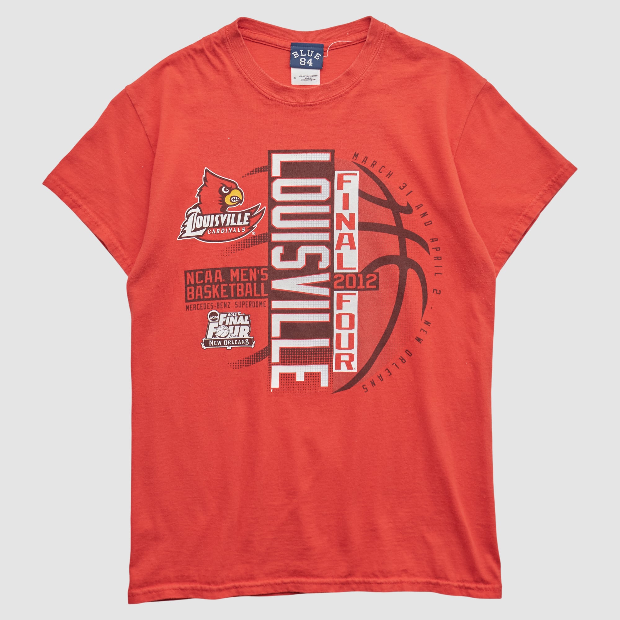 Louisville Cardinals Blue 84 2012 T-shirt - Red - XS