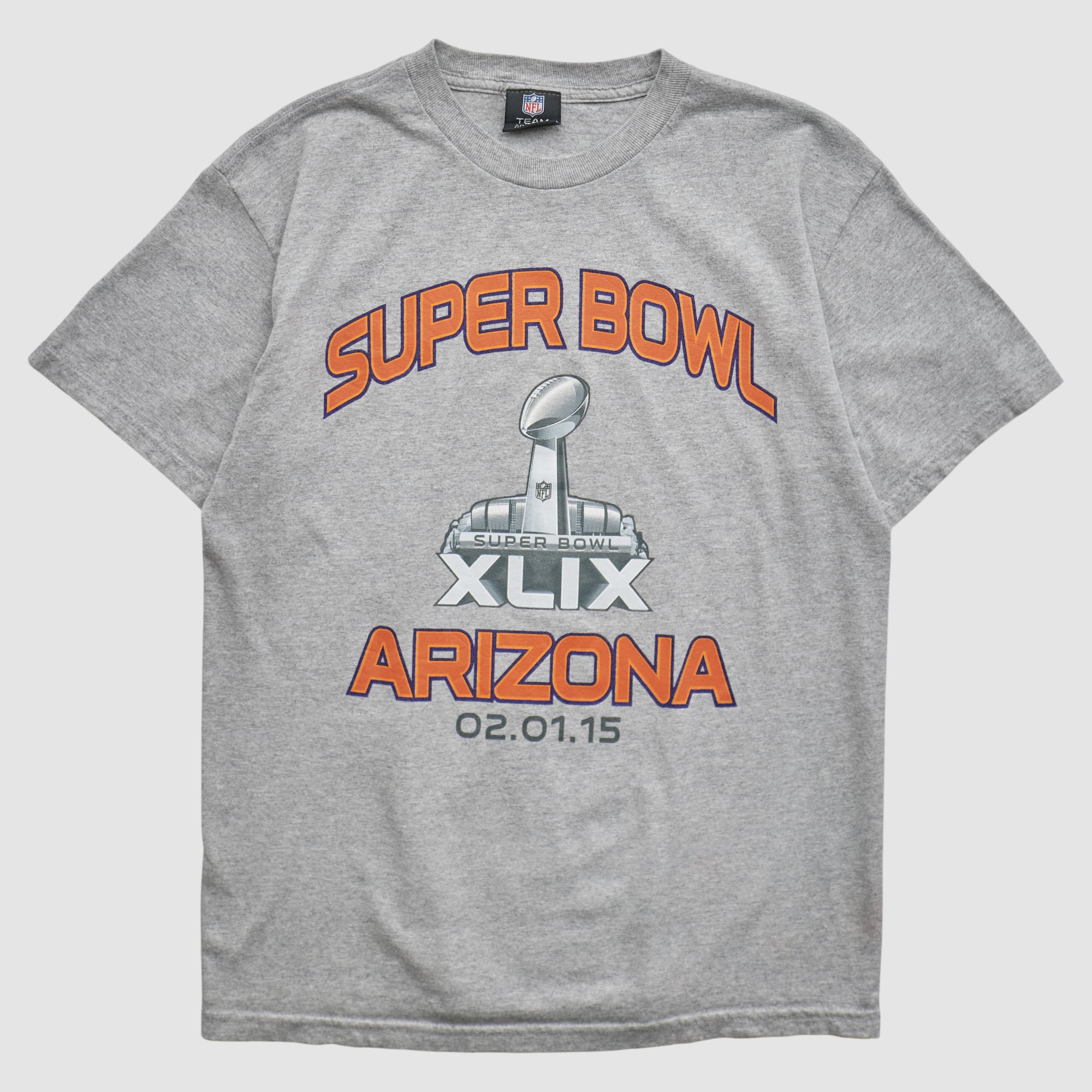 Super Bowl XLIX NFL 2015 T-shirt - Gray - XS