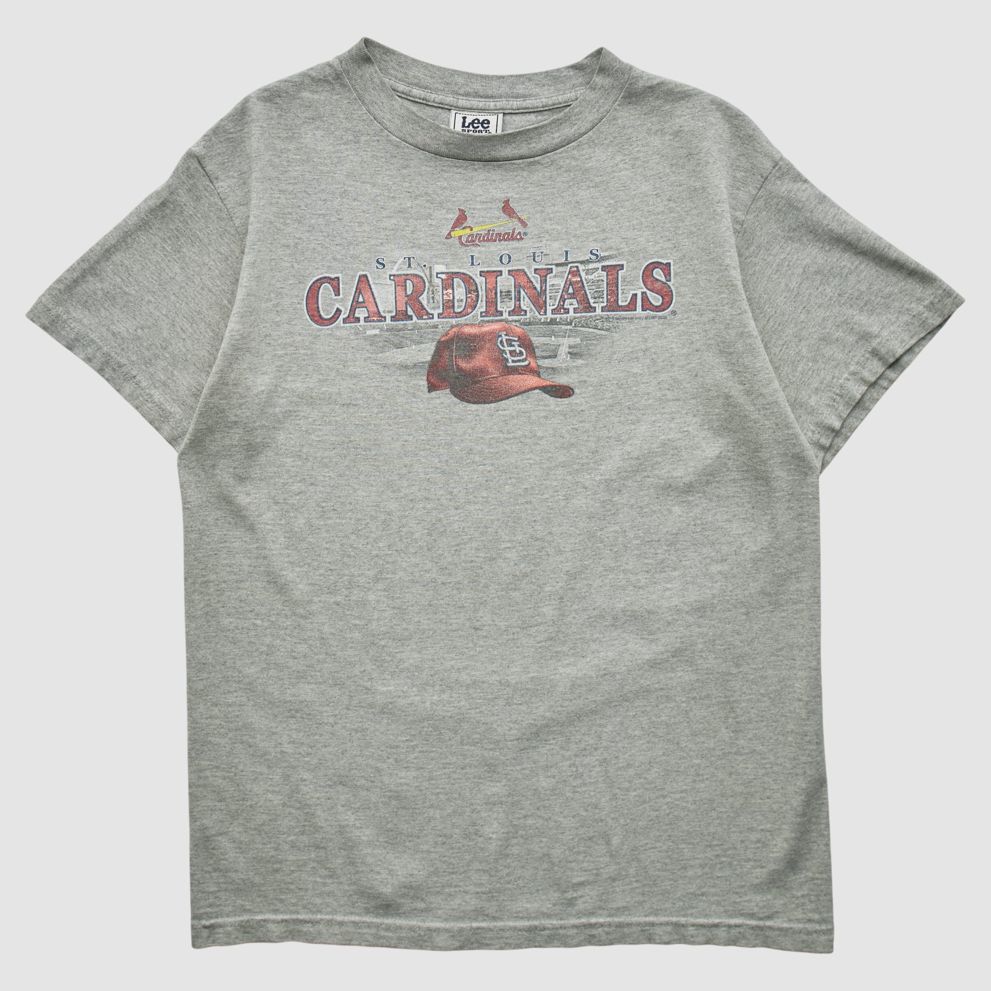 St. Louis Cardinals Lee Apparel 2000s T-shirt - Heather Gray - S