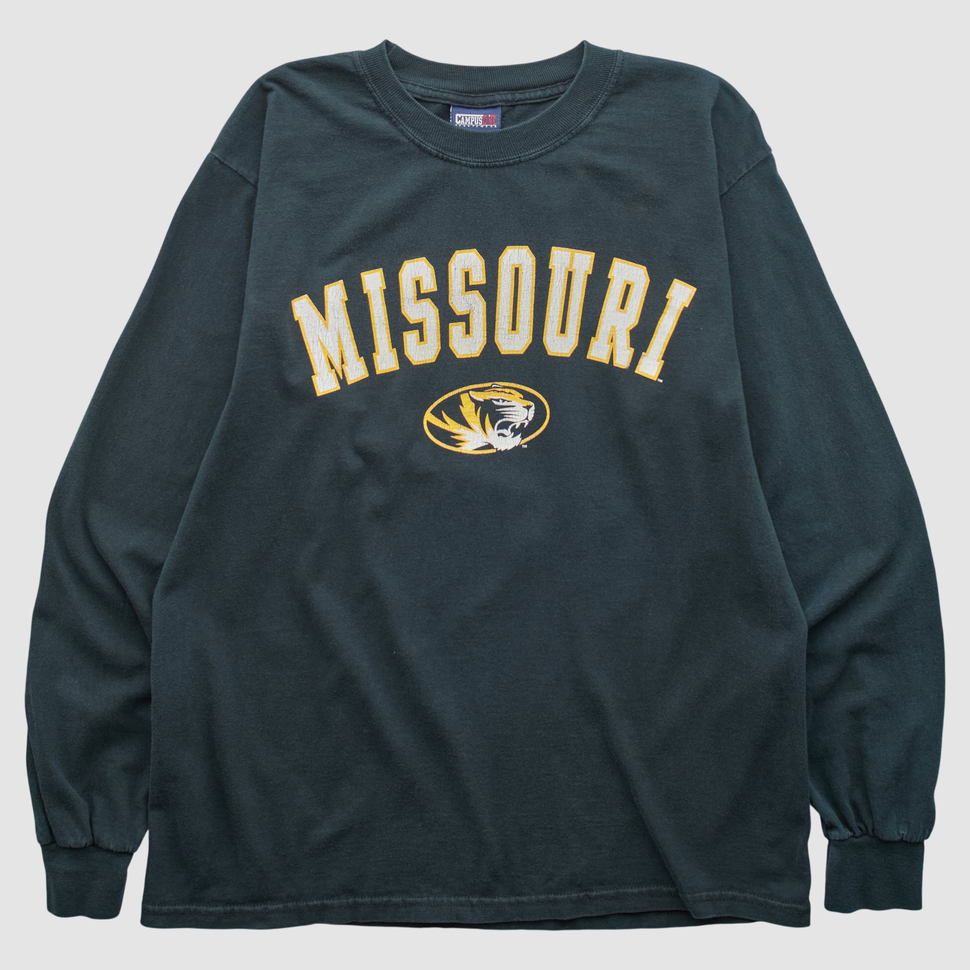 Missouri Tigers Campus One 2000s Long Sleeve T-shirt - Black - S