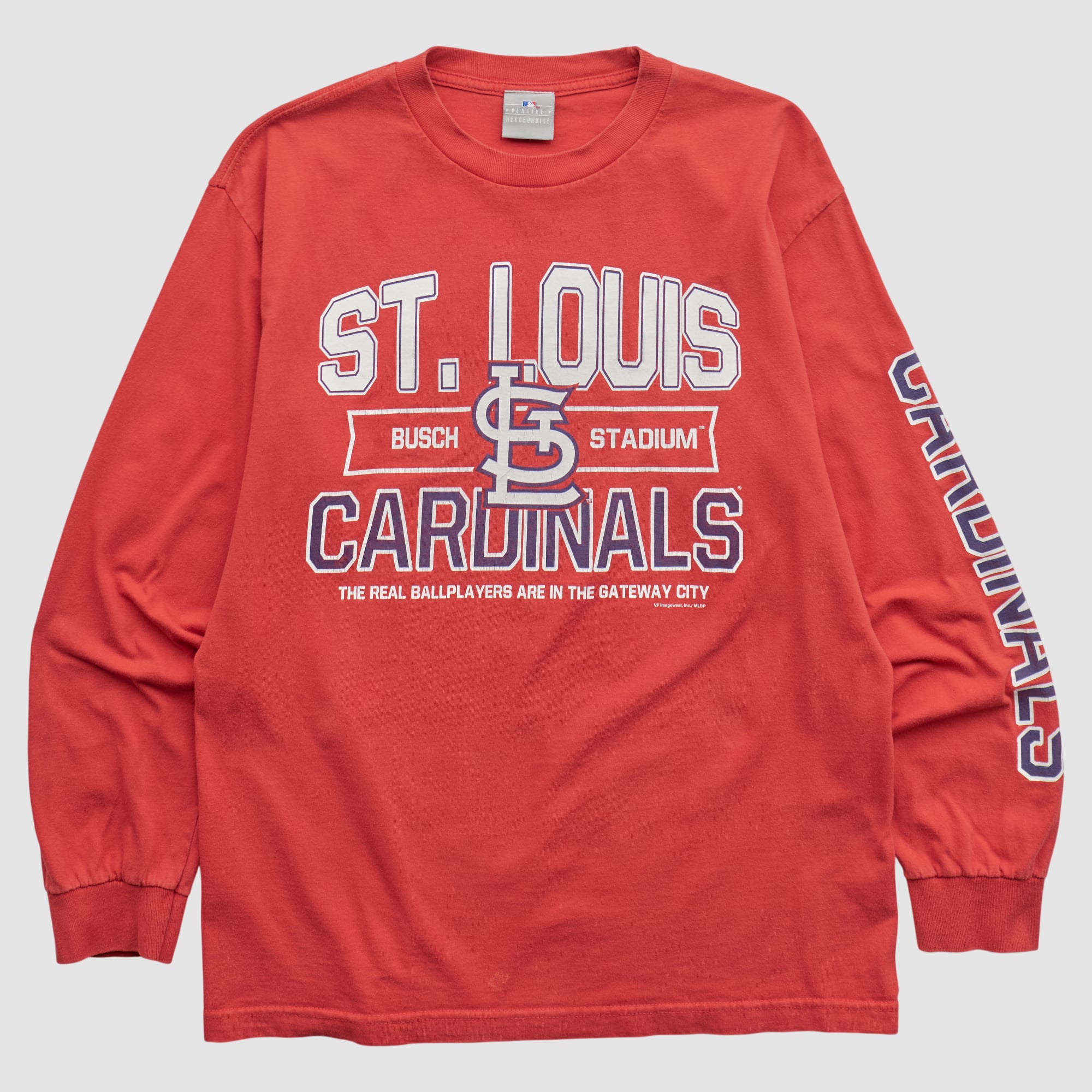 St. Louis Cardinals Genuine Merchandise 2000s Long Sleeve T-shirt - Red - S