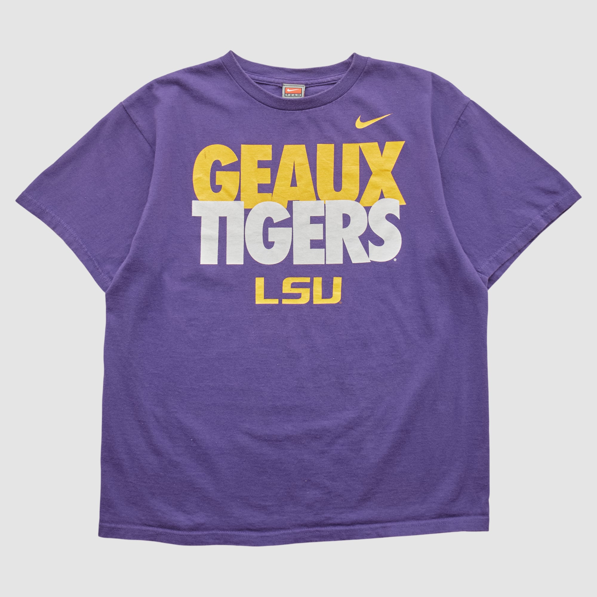 LSU Tigers Nike 2000s T-shirt - Purple - S