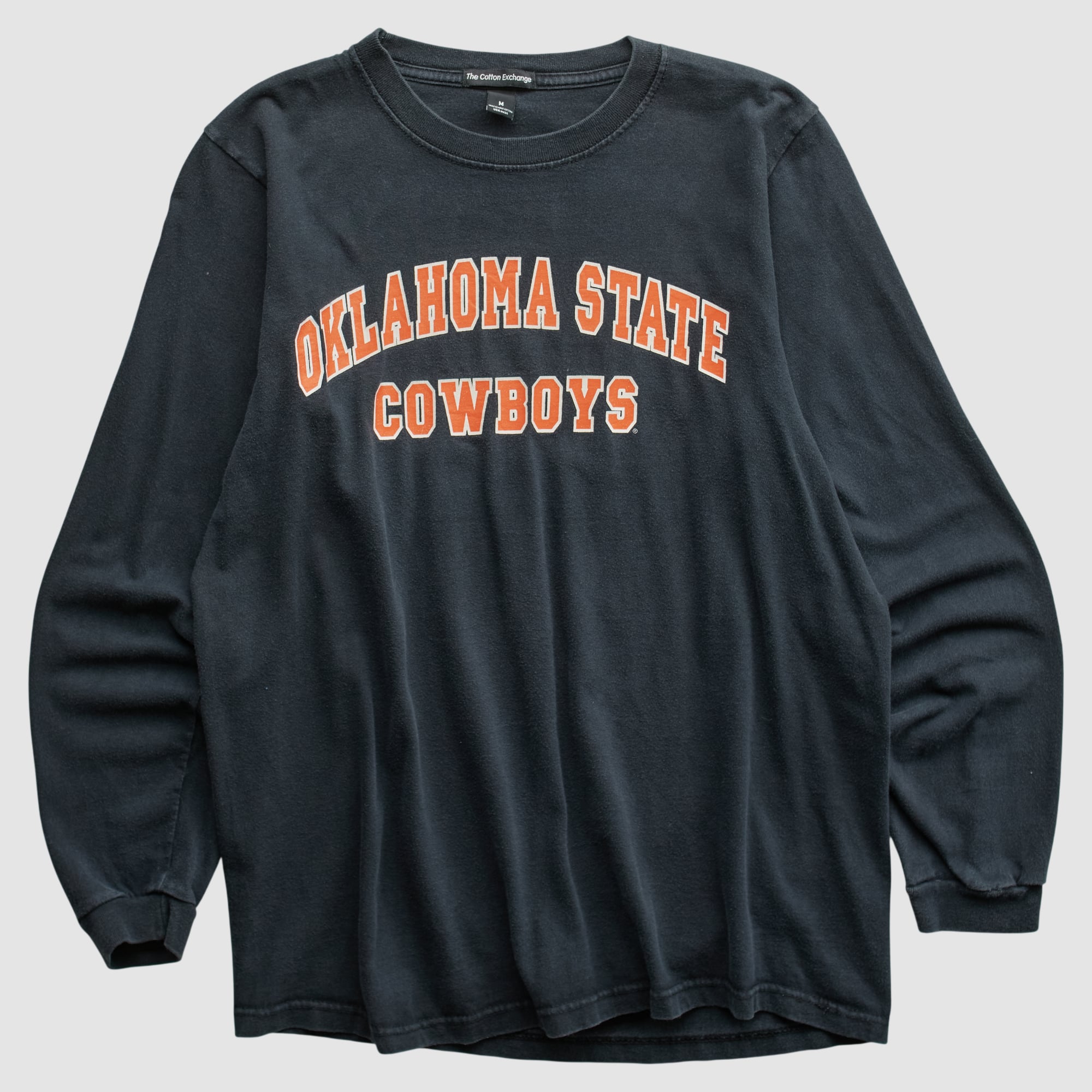 Oklahoma State Cowboys Cotton Exchange 2000s Long Sleeve T-shirt - Black - S