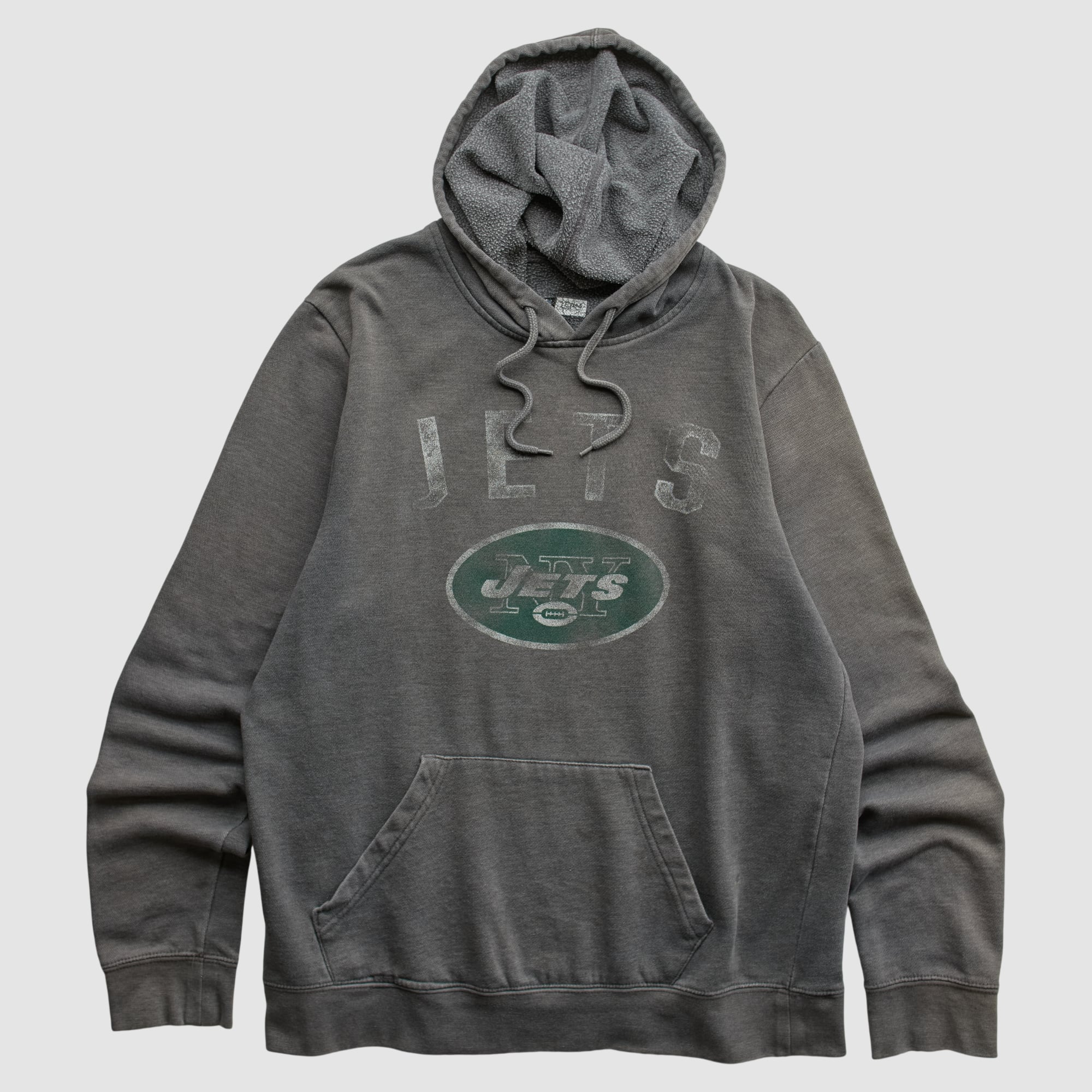 New York Jets NFL 2010s Hooded Pullover Sweatshirt - Charcoal - S