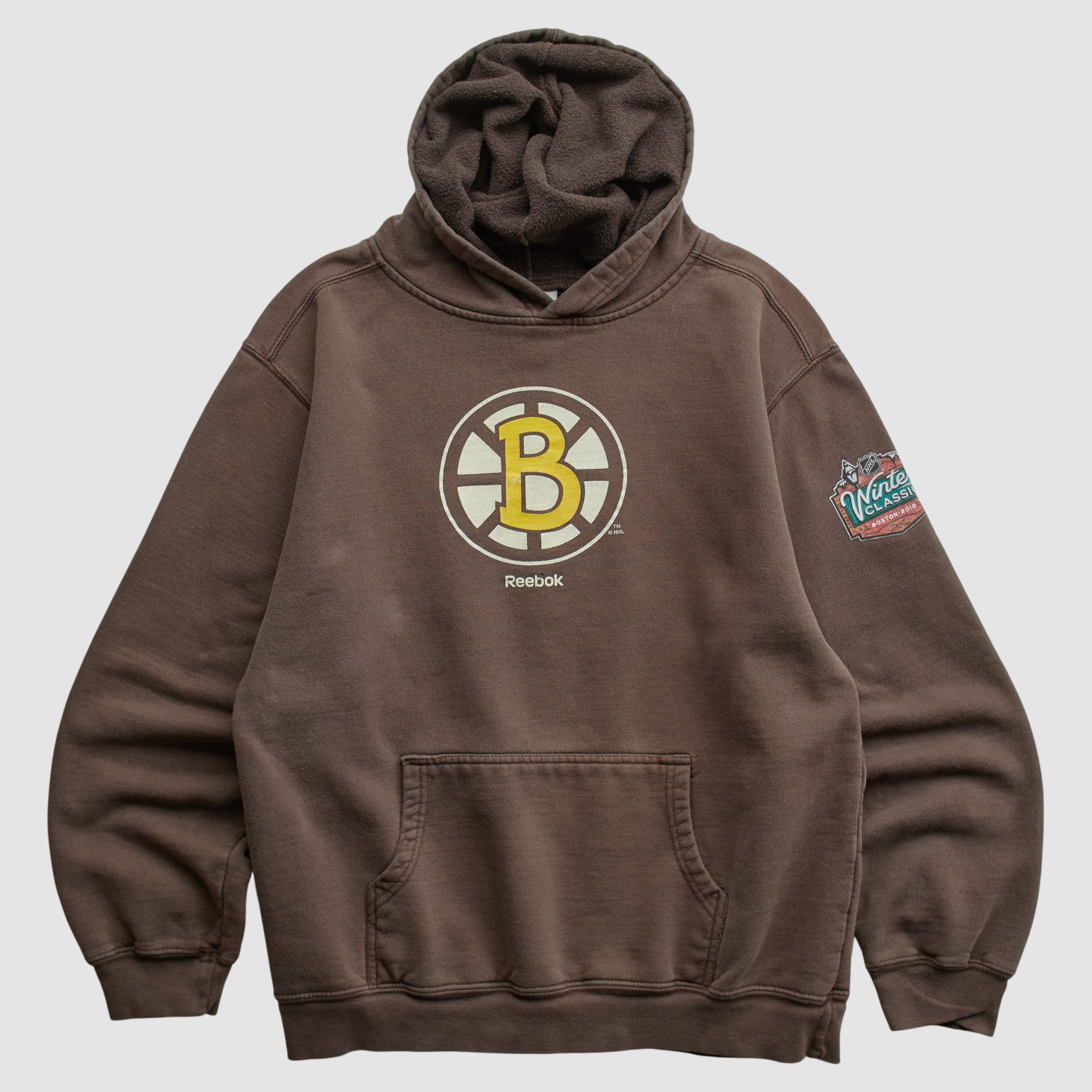 Belmont Bruins Reebok 2010 Hooded Pullover Sweatshirt - Brown - XS