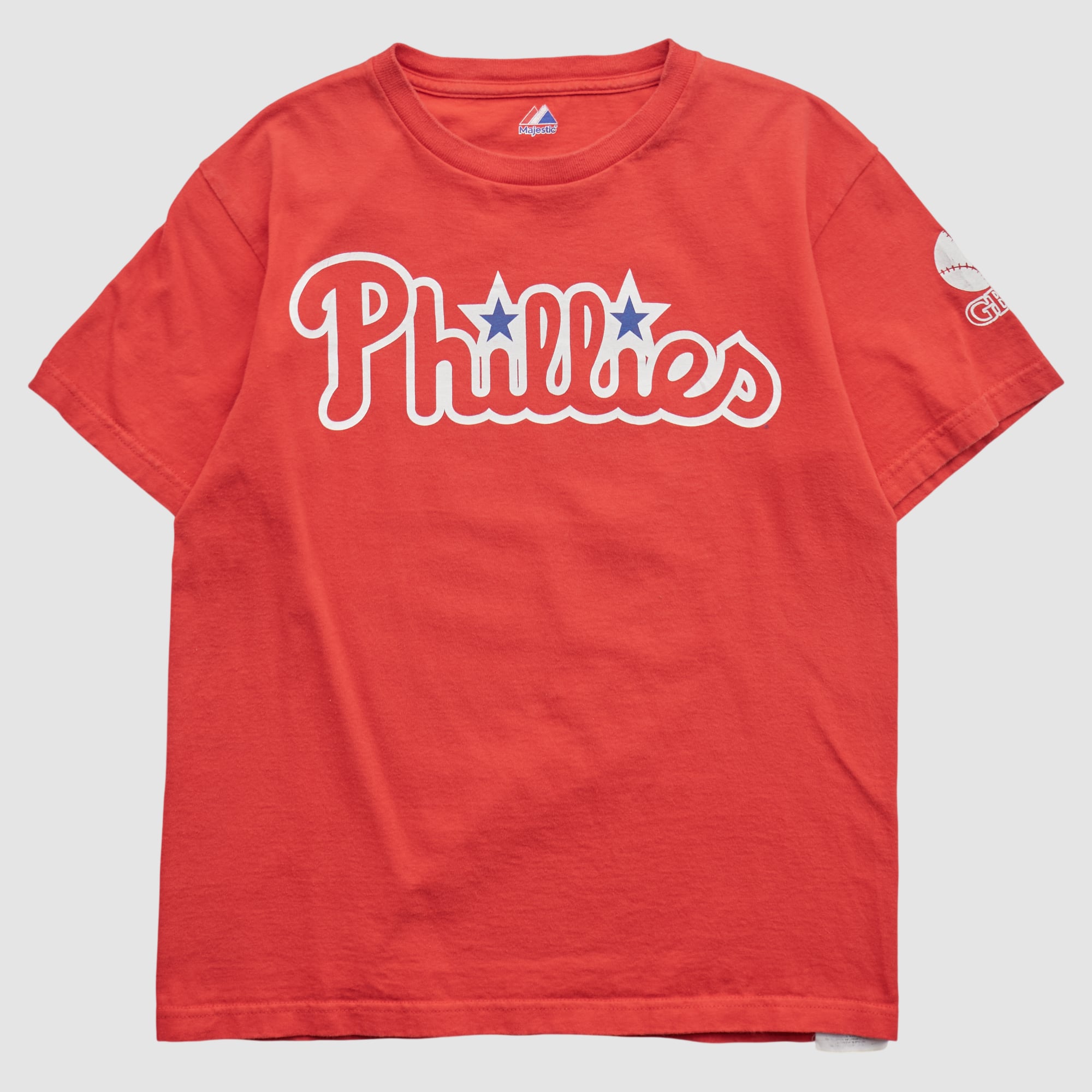 Philadelphia Phillies Majestic 2010s T-shirt - Red - XS
