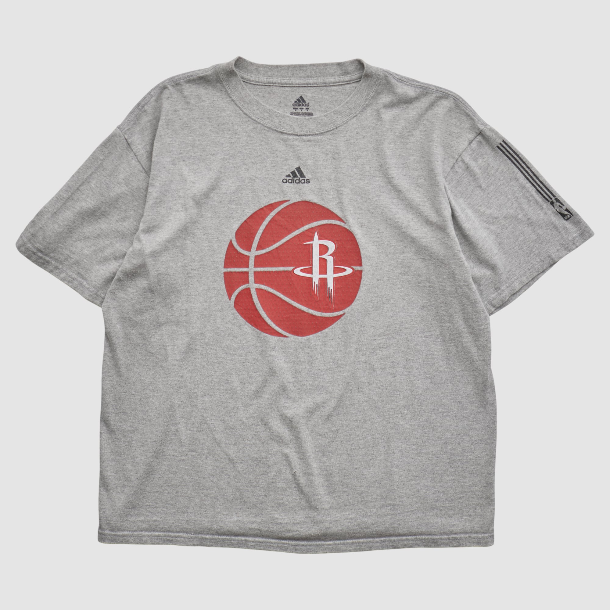 Houston Rockets Adidas 2010s T-shirt - Heather Gray - M