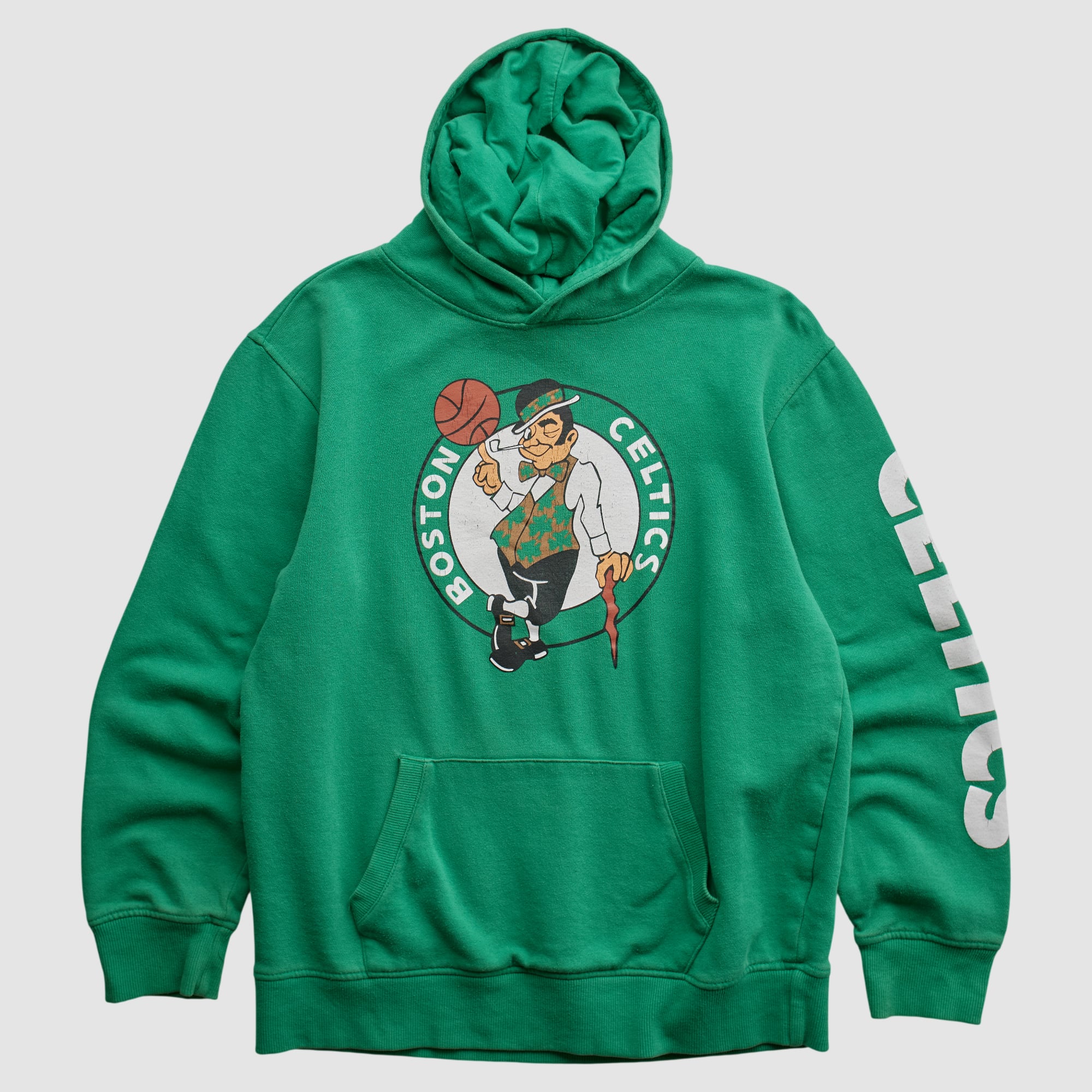 Boston Celtics 2010s Hooded Pullover Sweatshirt - Green - XS