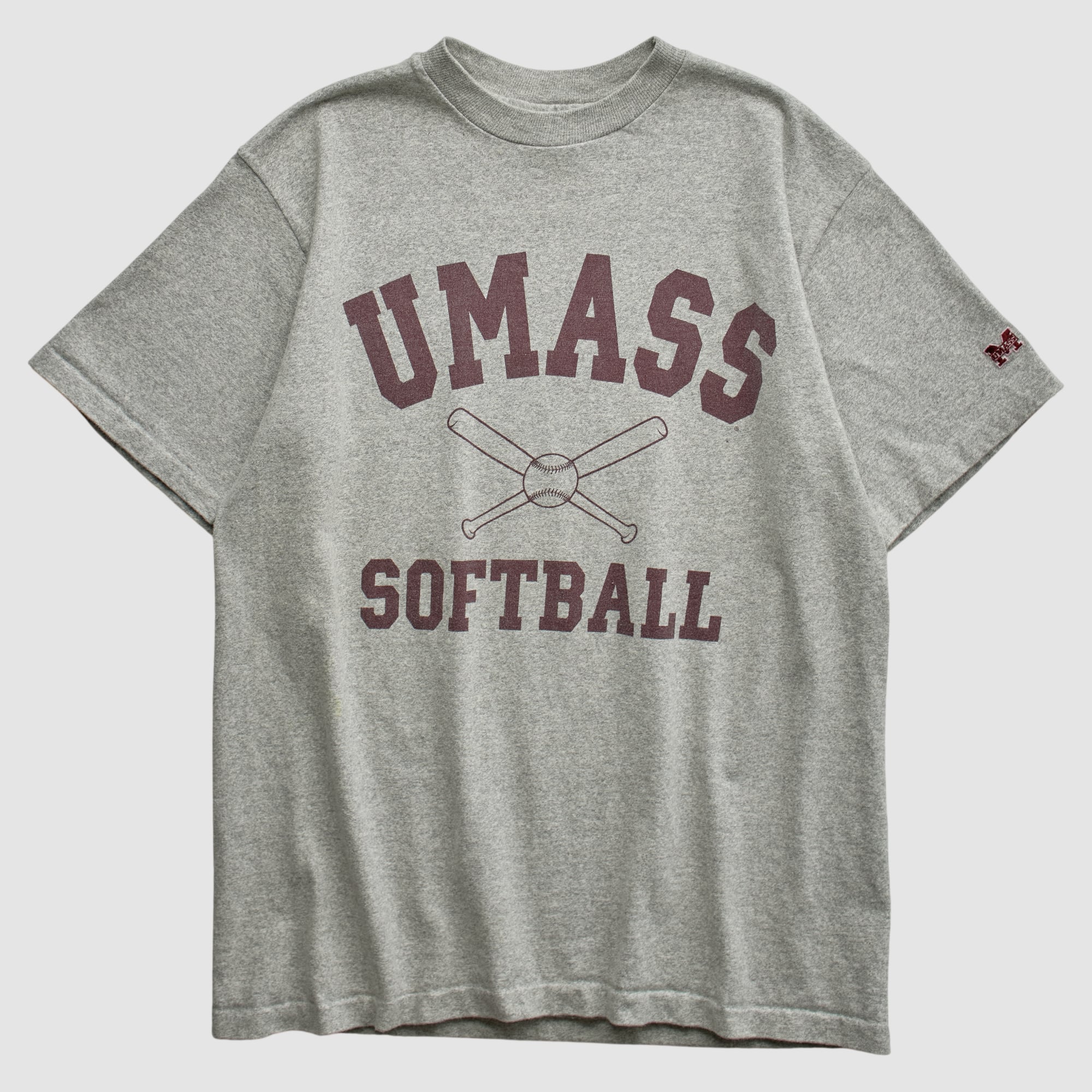 UMass Minutemen Cotton Exchange 2000s T-shirt - Heather Gray - S