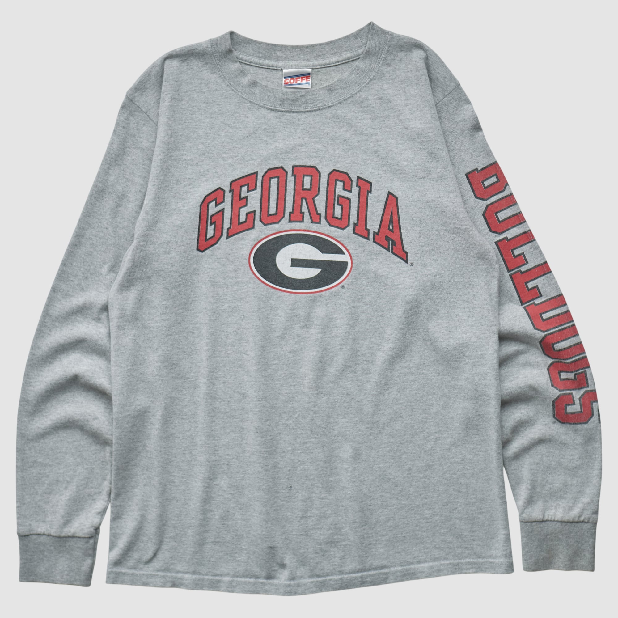 Georgia Bulldogs Soffe 2000s Long Sleeve T-shirt - Heather Gray - XS