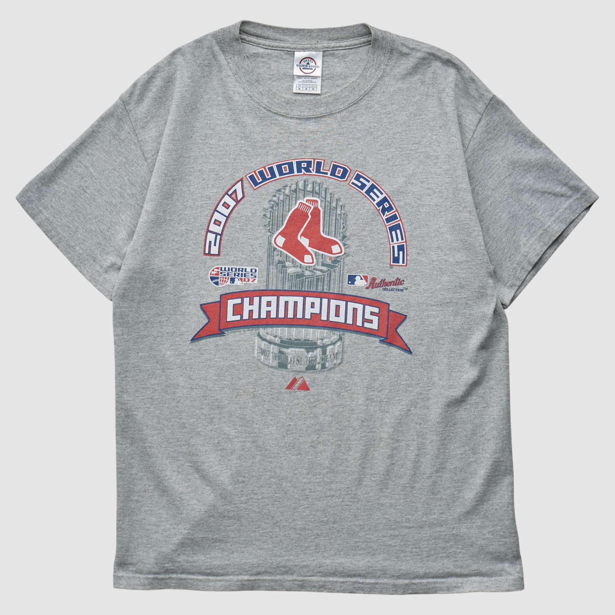 Boston Red Sox Delta 2007 T-shirt - Heather Gray - XS