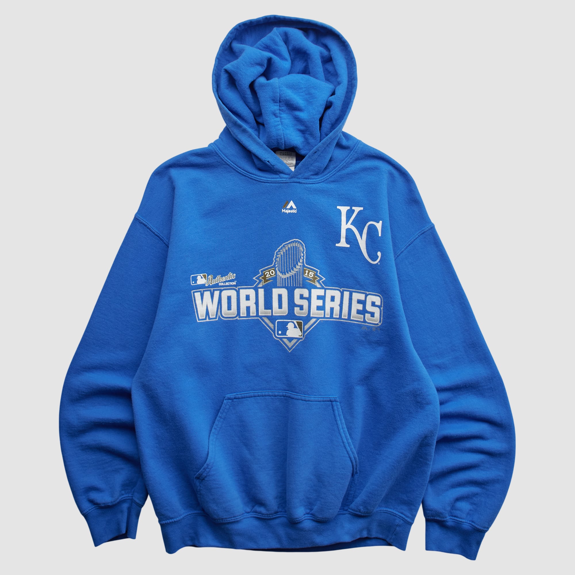 Kansas City Royals Gildan 2015 Hooded Pullover Sweatshirt - Blue - S