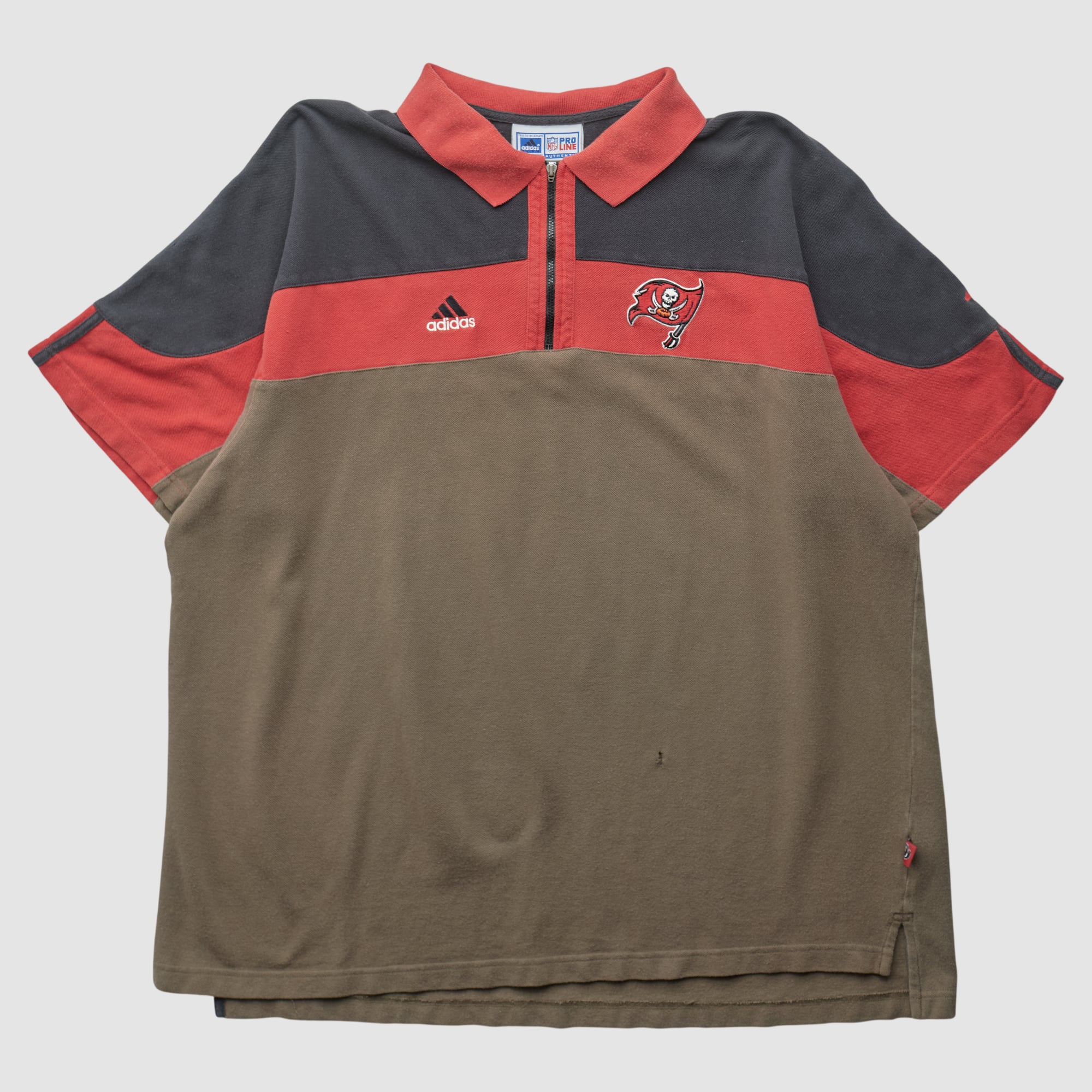 Tampa Bay Buccaneers Adidas 2000s Polo - Brown - XL