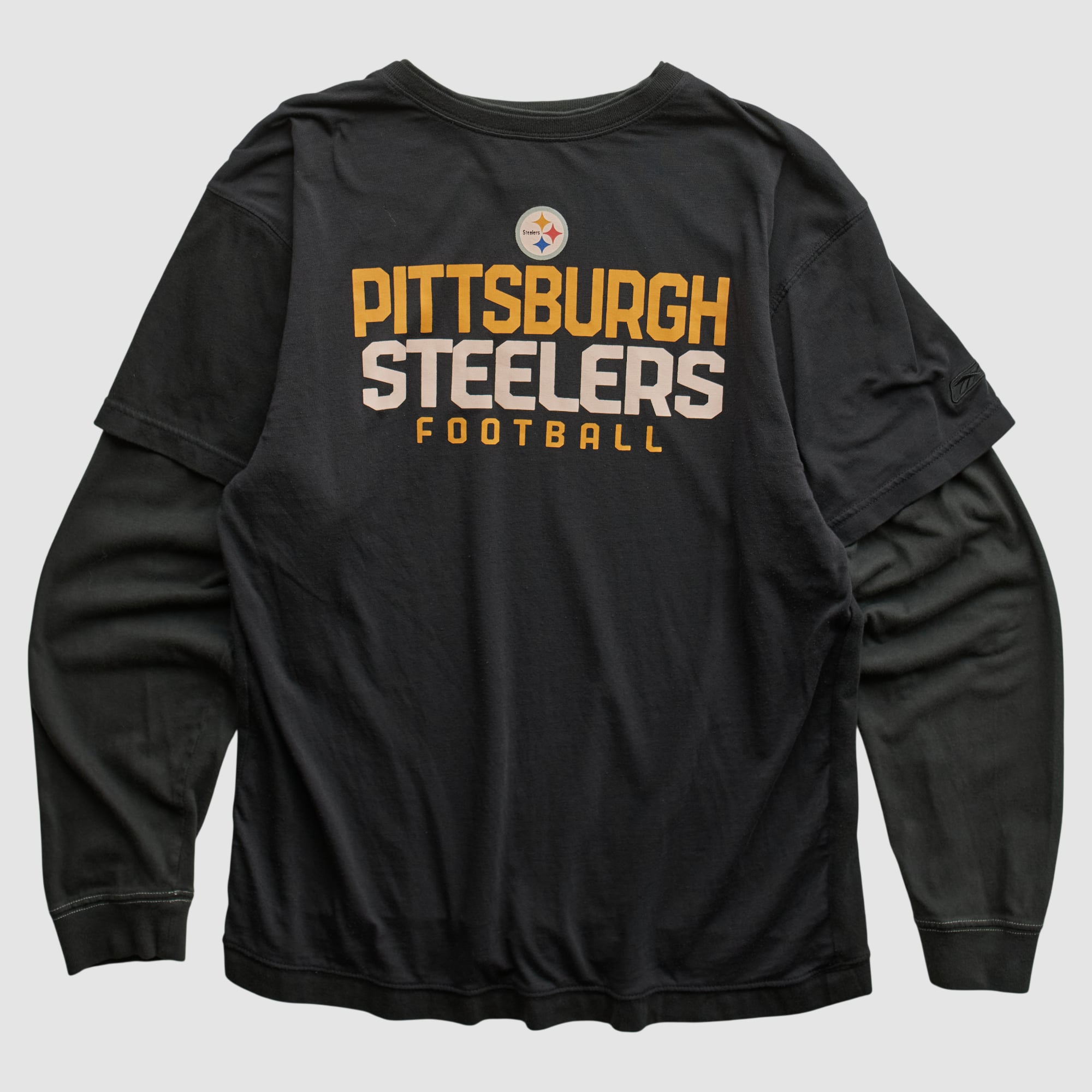Pittsburgh Steelers NFL 2010s Long Sleeve T-shirt - Black - S