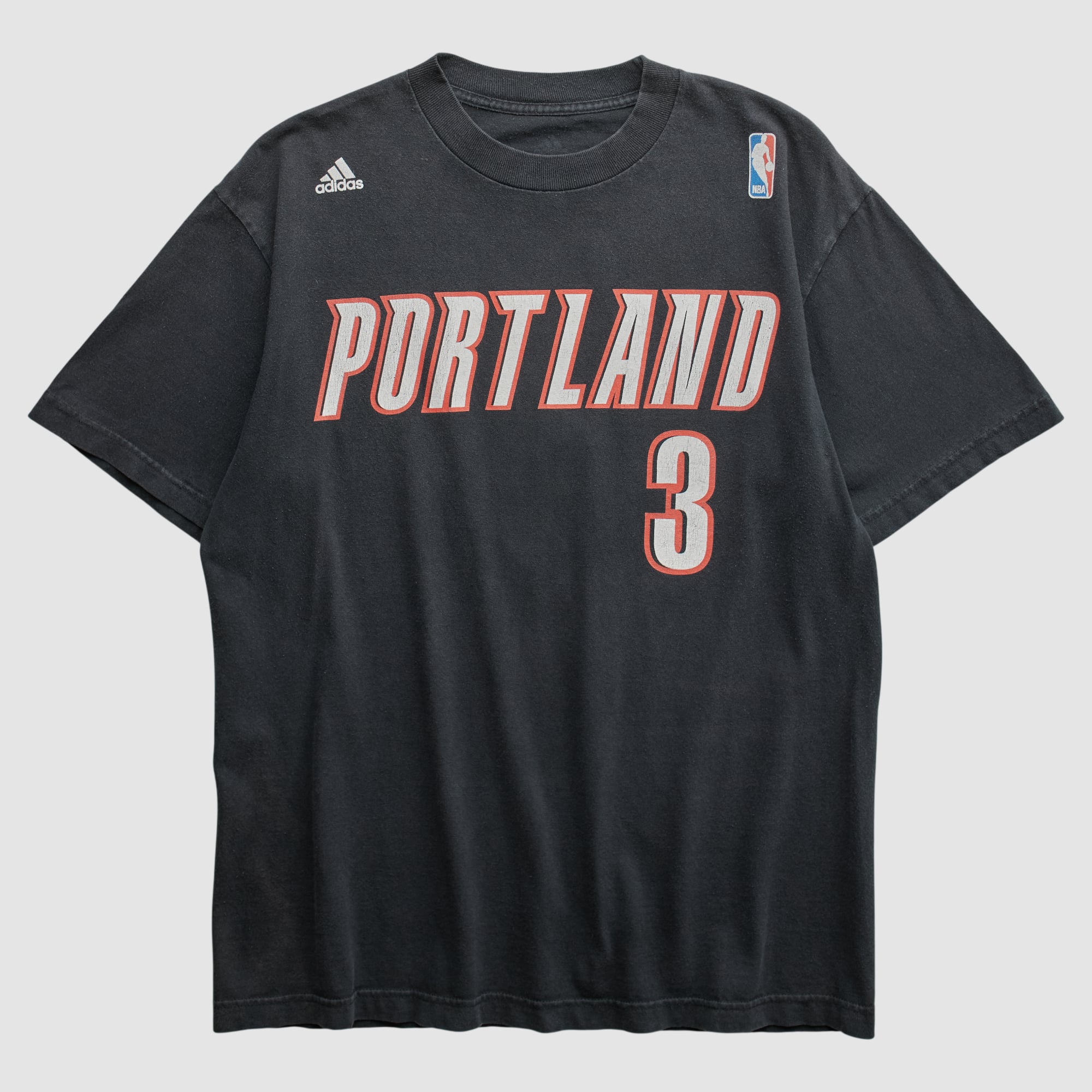 Portland Trail Blazers Adidas 2010s T-shirt - Black - M