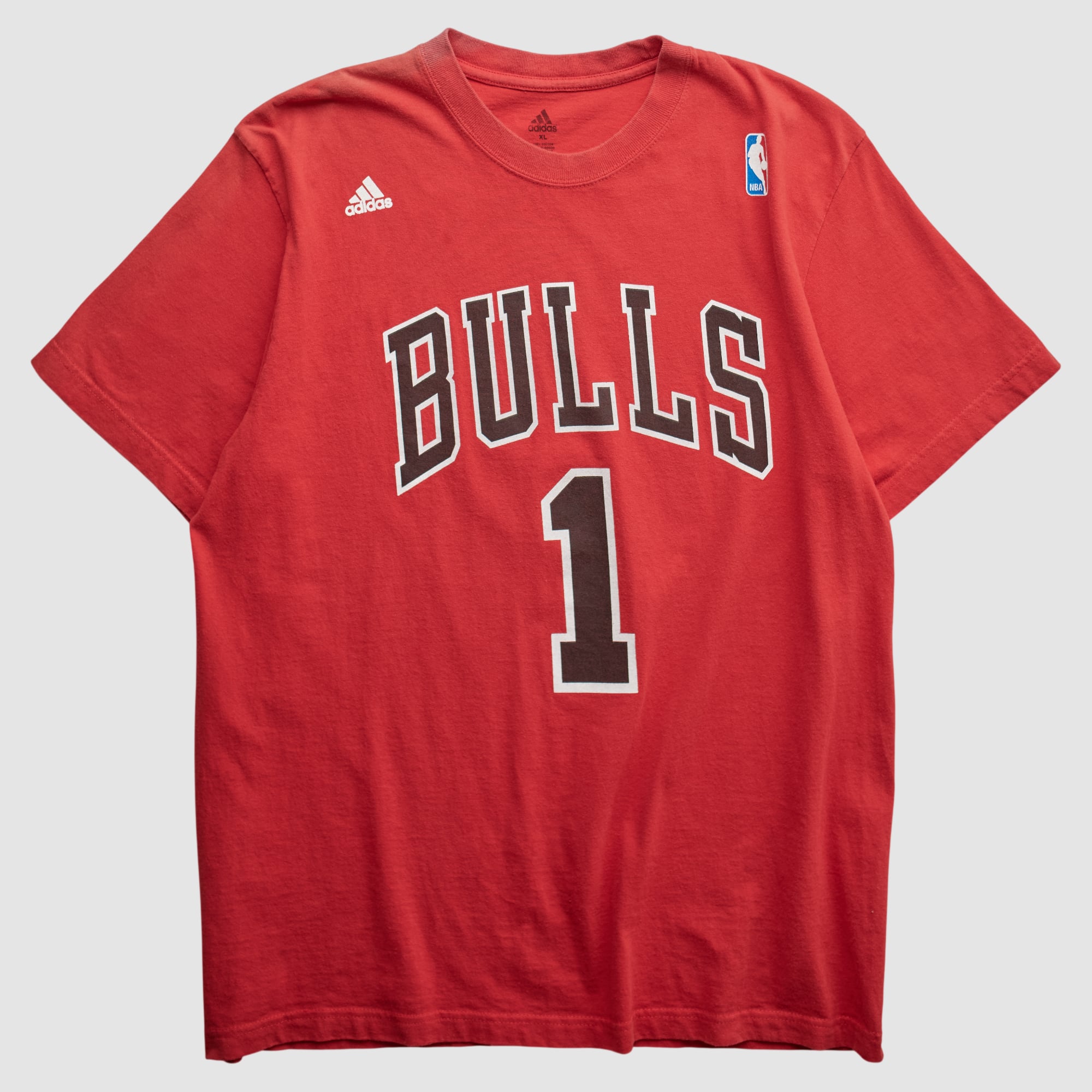 Chicago Bulls Adidas 2010s T-shirt - Red - S