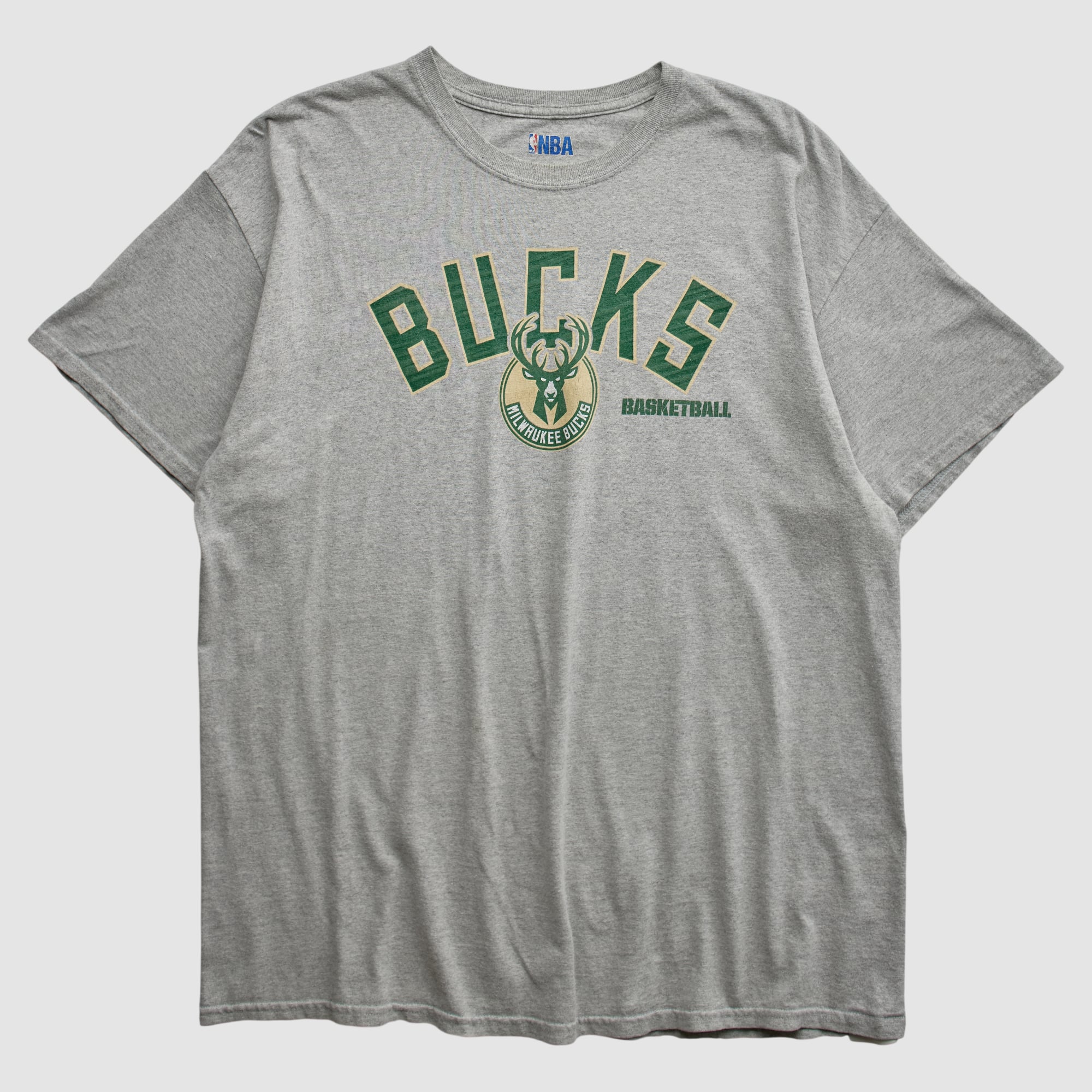 Milwaukee Bucks NBA 2010s T-shirt - Heather Gray - L
