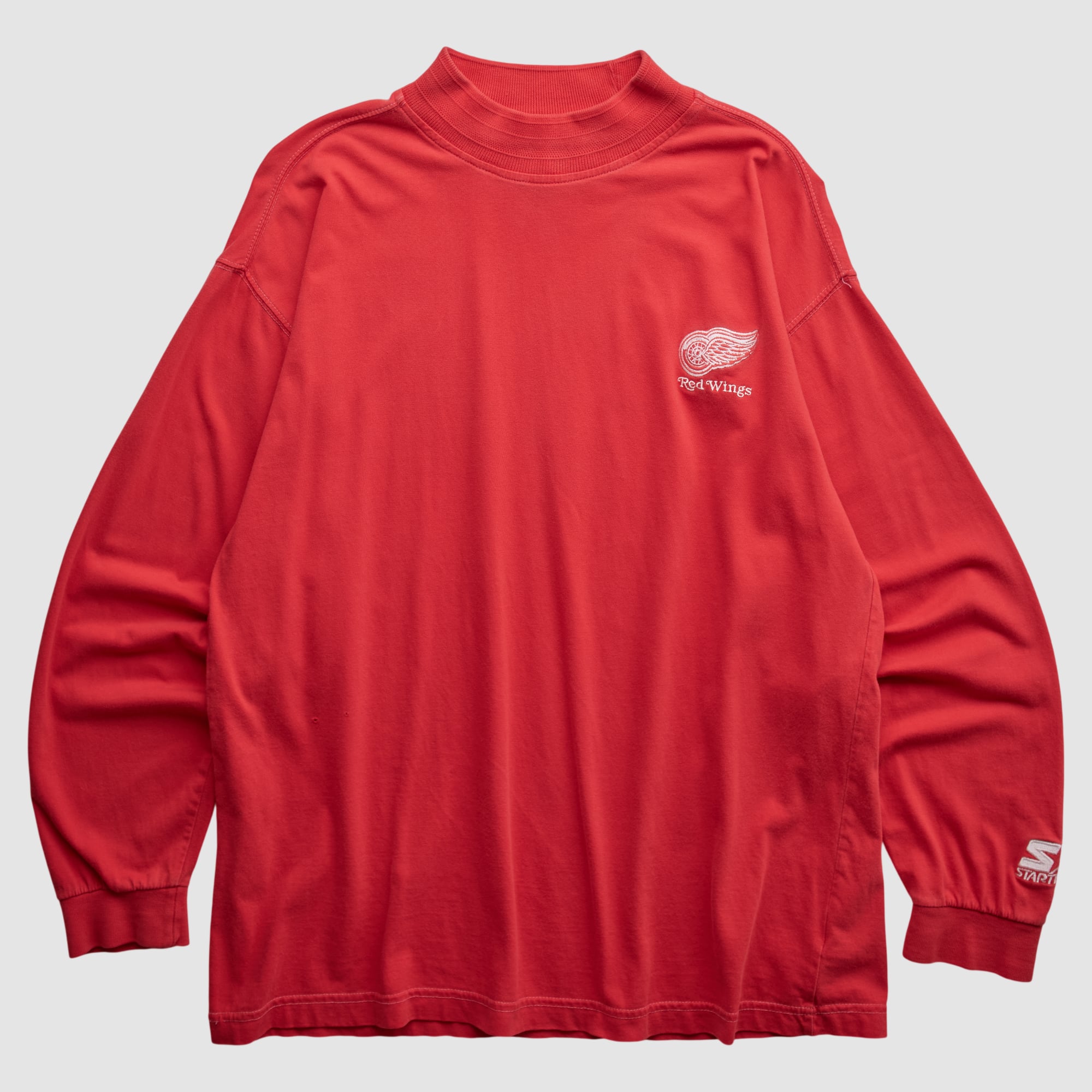 Detroit Red Wings Starter 90s Long Sleeve T-shirt - Red - L