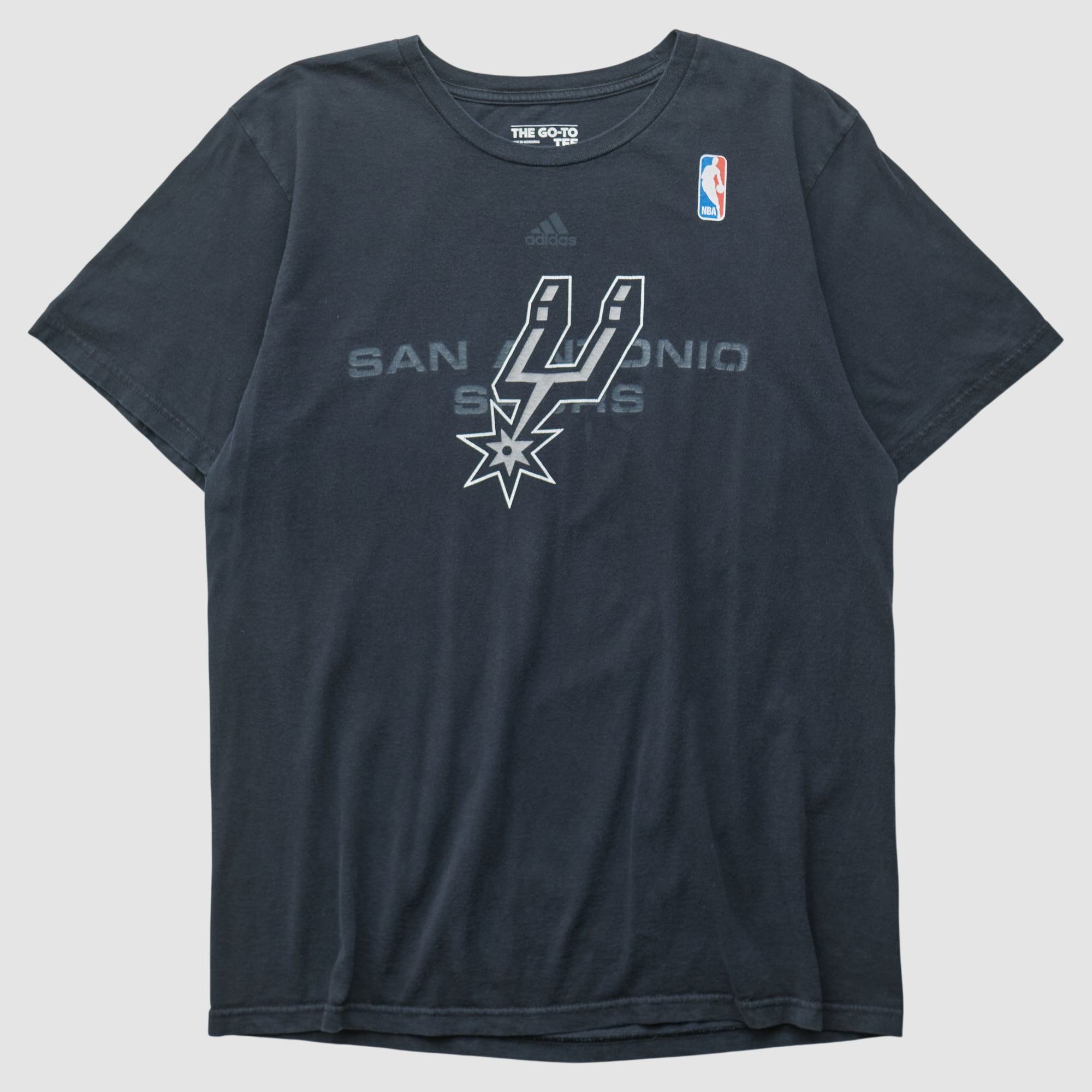 San Antonio Spurs Adidas 2010s T-shirt - Black - S