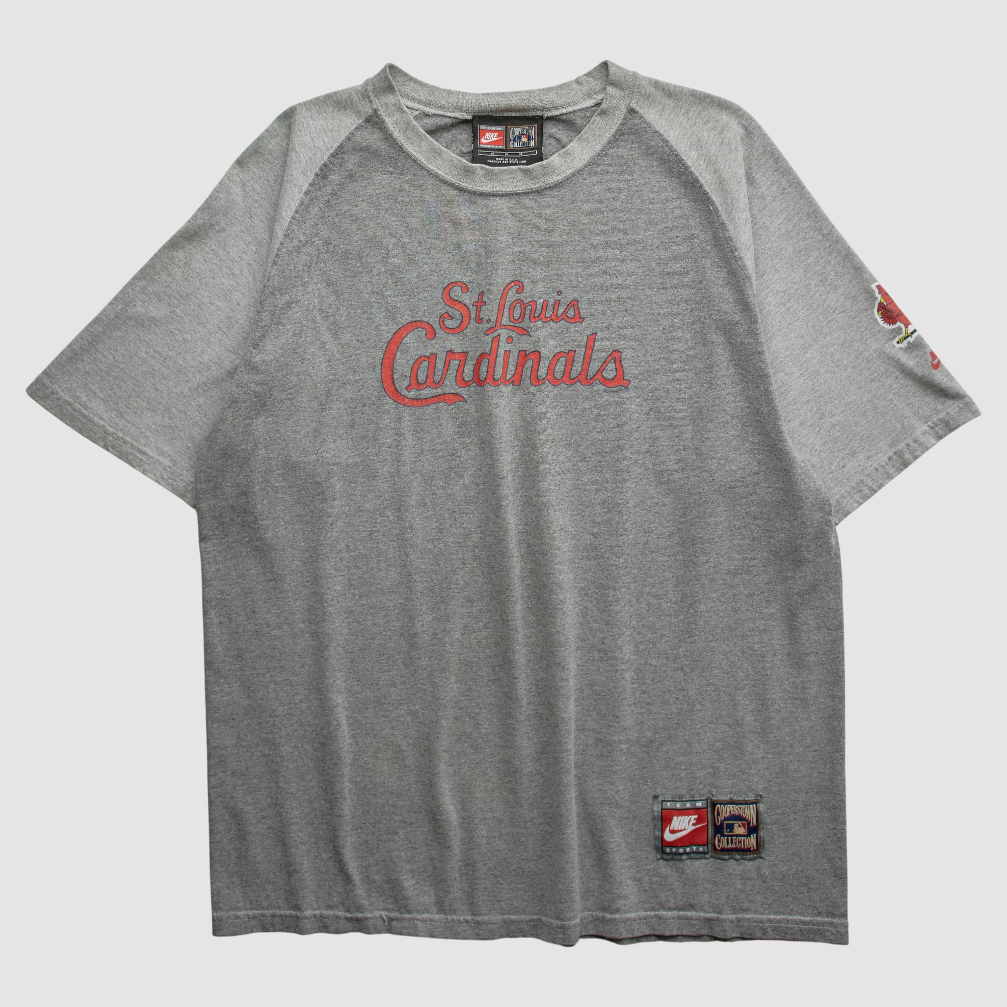 St. Louis Cardinals Nike 2000s T-shirt - Heather Gray - M