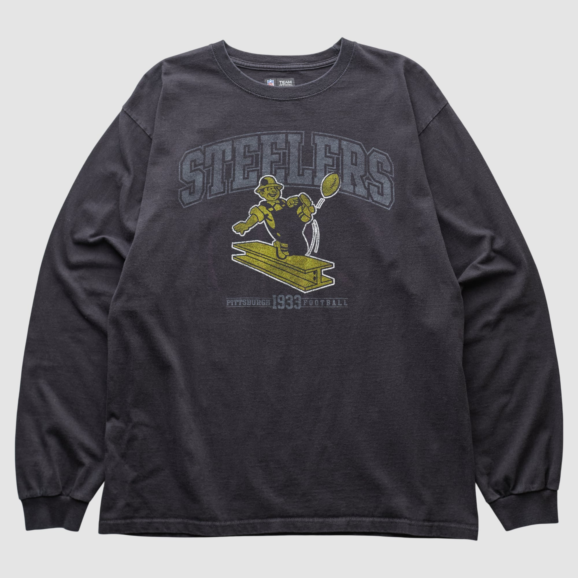 Pittsburgh Steelers NFL 2010s Long Sleeve T-shirt - Black - S