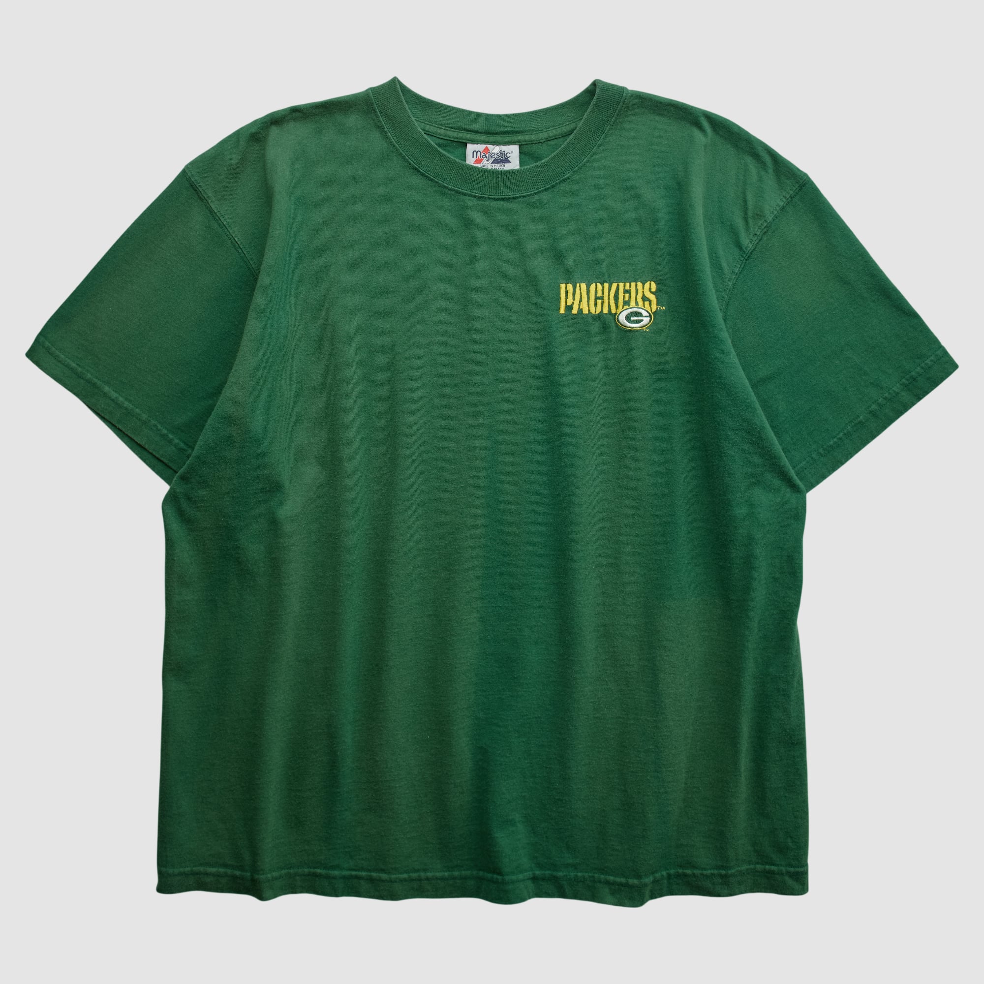 Green Bay Packers Majestic 2000s T-shirt - Green - 2XL