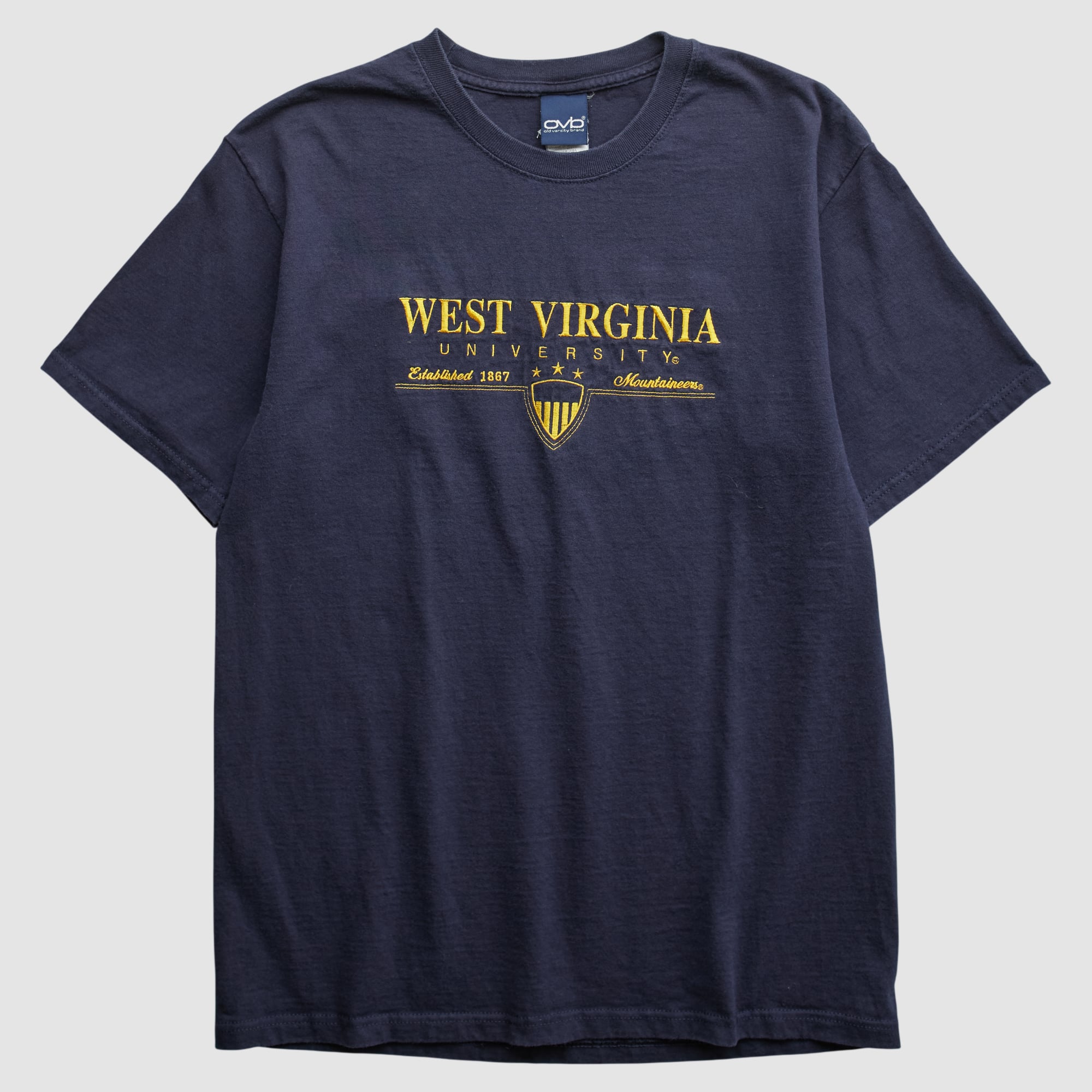 West Virginia Mountaineers Old Varsity Brand 2000s T-shirt - Navy - S