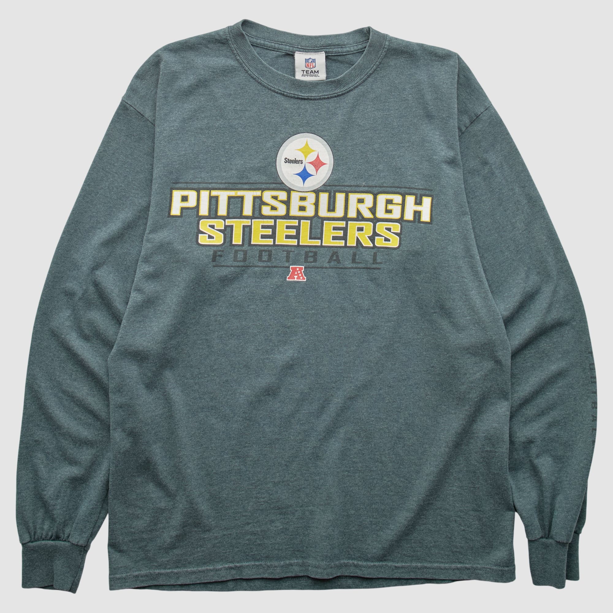 Pittsburgh Steelers NFL 2010s Long Sleeve T-shirt - Dark Heather Gray - S