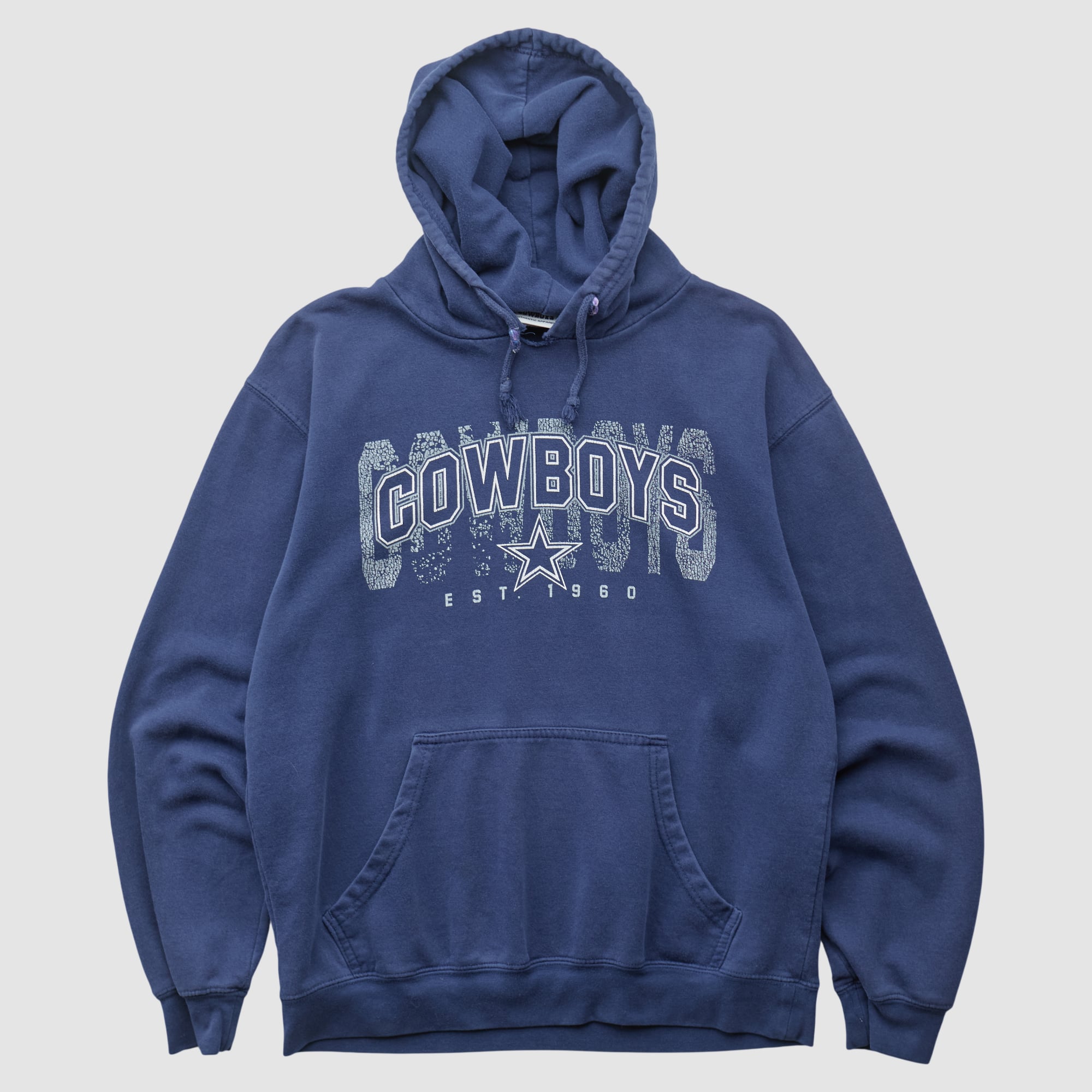 Dallas Cowboys Cowboys Authentic Apparel 2010s Hooded Pullover Sweatshirt - Navy - S