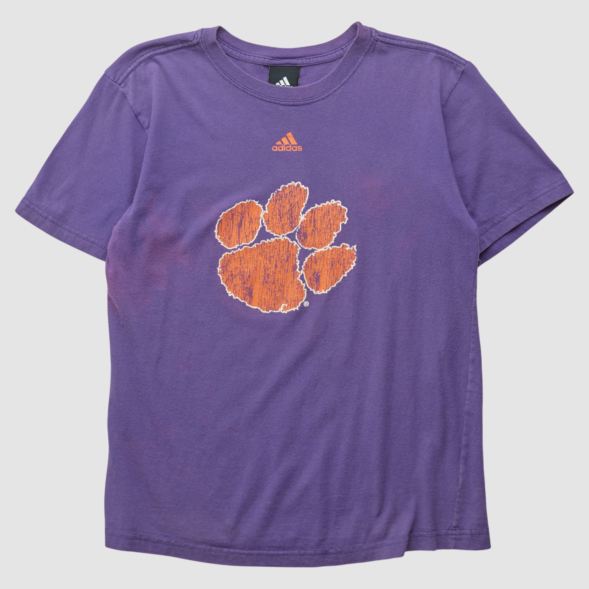 Clemson Tigers Adidas 2010s T-shirt - Purple - XS